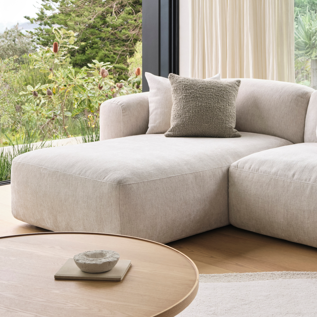 Torquay curved sectional sofa
