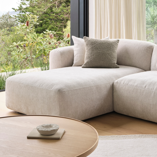 Torquay curved sectional sofa