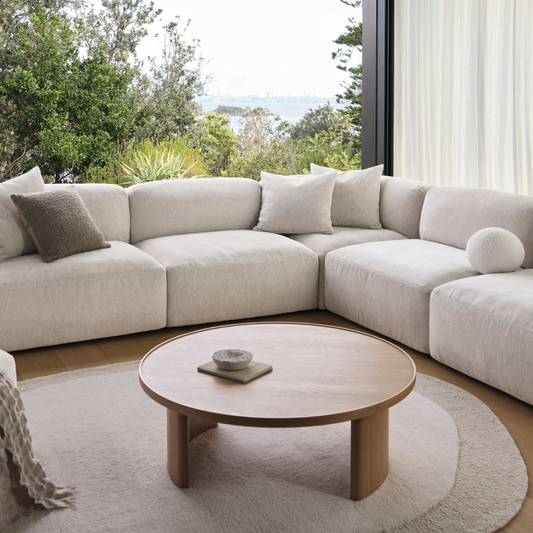 Torquay grey sectional sofa