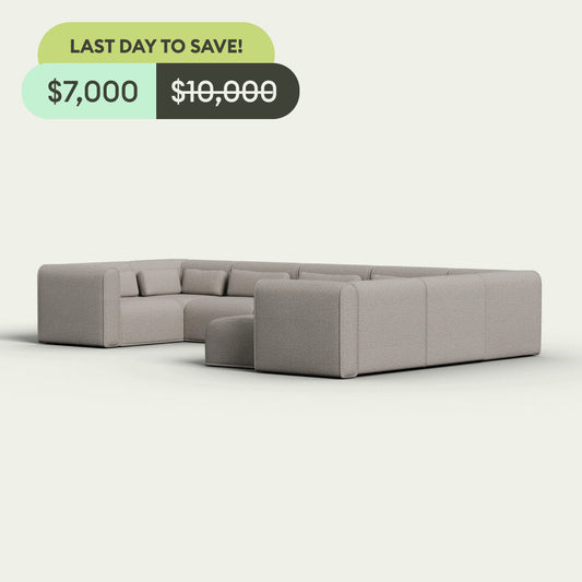 Bangalow u shape couch