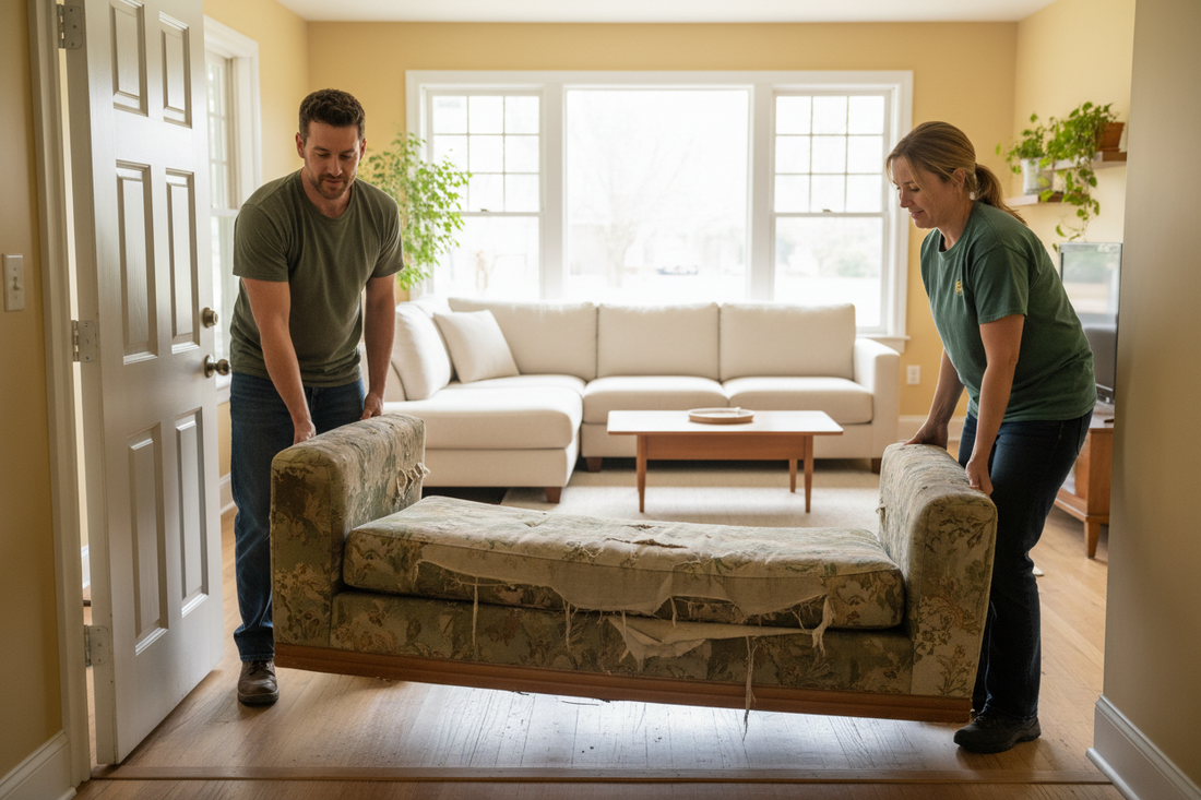 How to Get Rid of a Couch: 7 Ways to Dispose of an Old Sofa