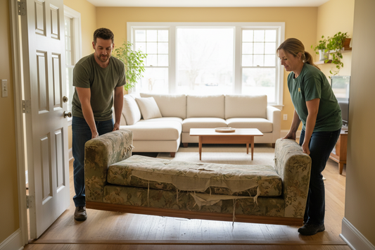 How to Get Rid of a Couch: 7 Ways to Dispose of an Old Sofa