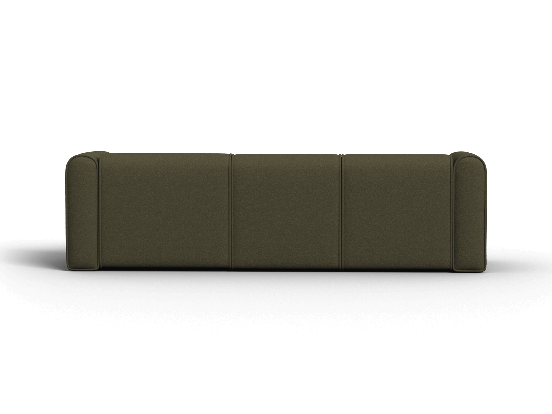 Bangalow Modular Sofa - Chaise - 3 Sections / Green Wattle / Regular
