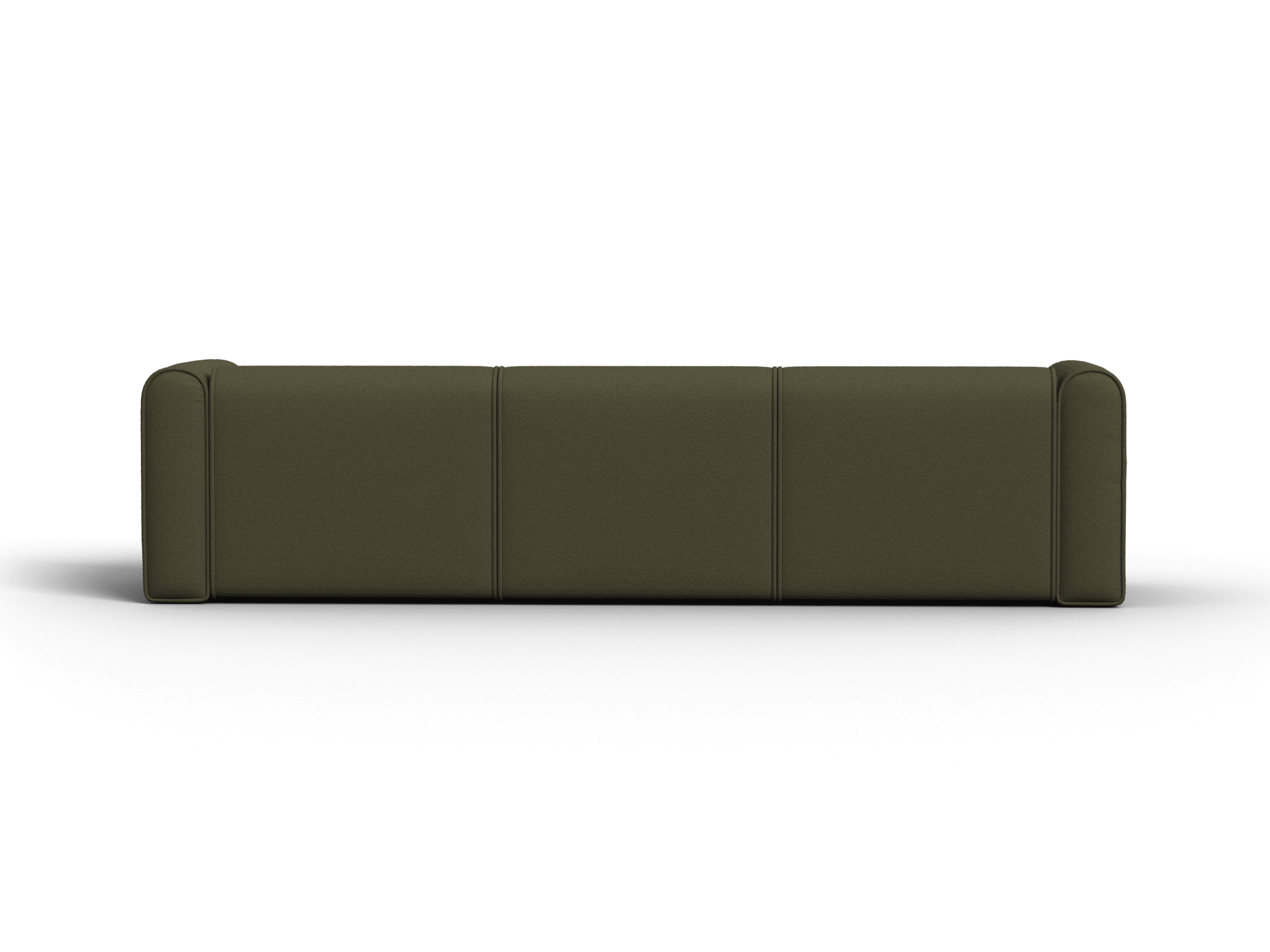 Bangalow Modular Sofa - Chaise - 3 Sections / Green Wattle / Extra Wide