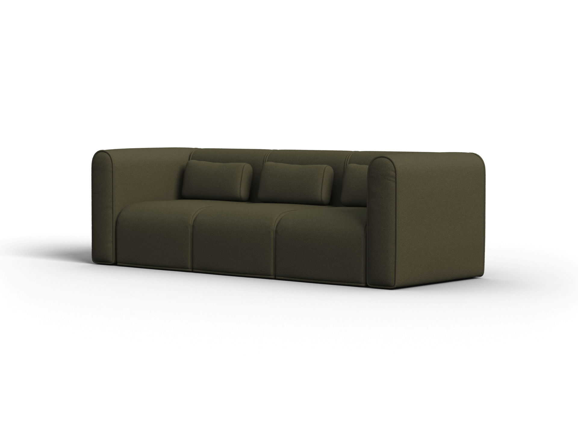 Bangalow Modular Sofa - 3 Sections / Green Wattle / Regular