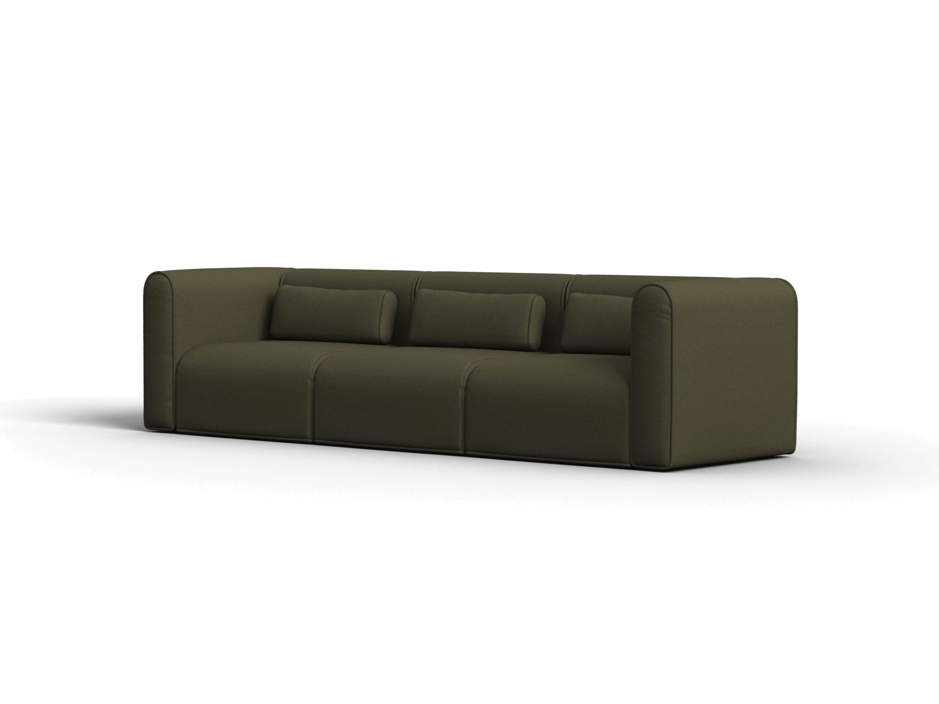 Bangalow Modular Sofa - Extra Wide / Sofa / 3 Sections / Green Wattle