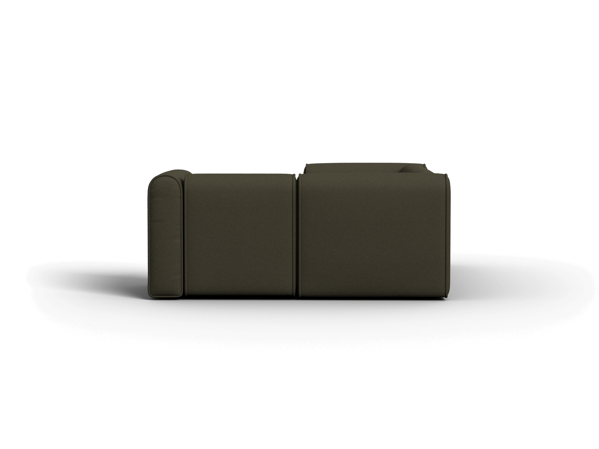 Bangalow Modular Sofa - Corner - 4 Sections / Green Wattle / Regular