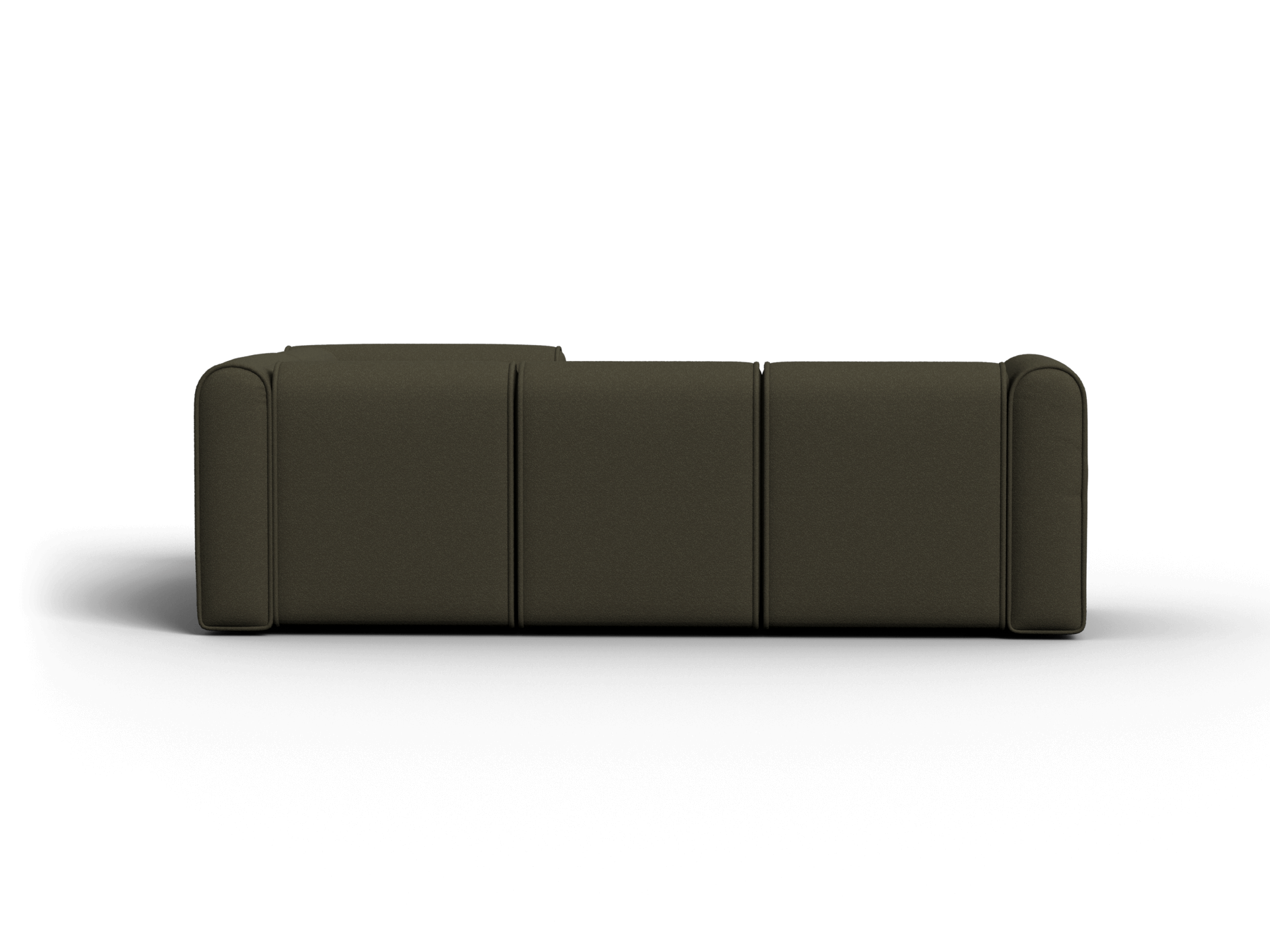 Bangalow Modular Sofa - Corner - 4 Sections / Green Wattle / Regular