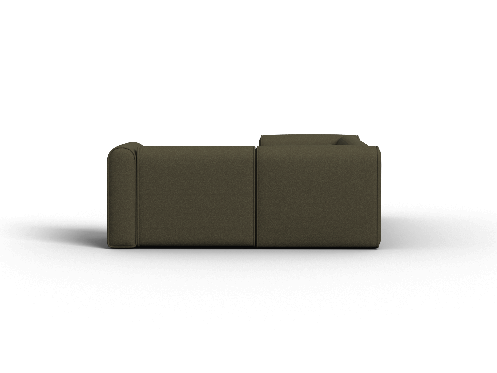 Bangalow Modular Sofa - Corner - 4 Sections / Green Wattle / Extra Wide