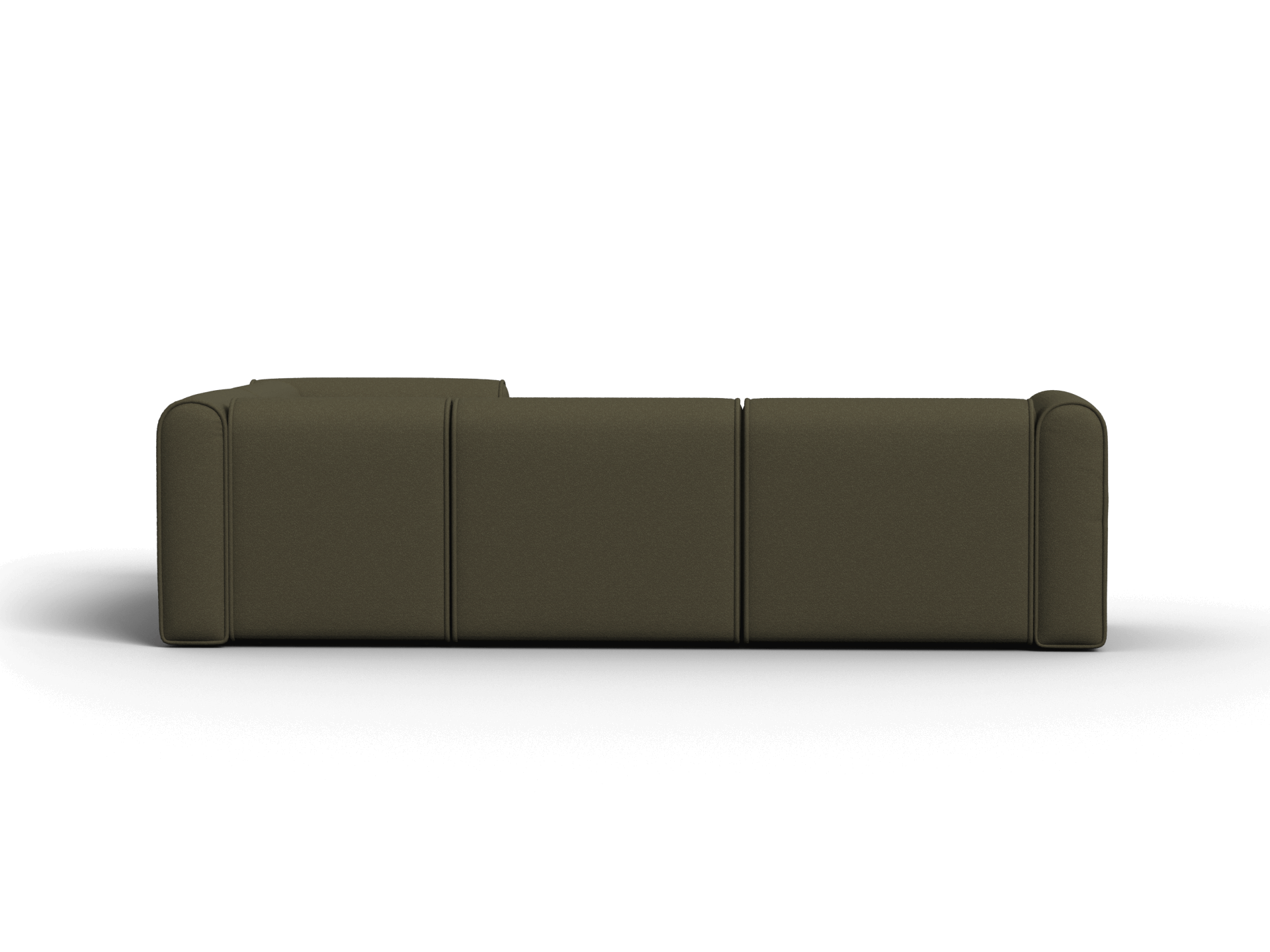 Bangalow Modular Sofa - Corner - 4 Sections / Green Wattle / Extra Wide
