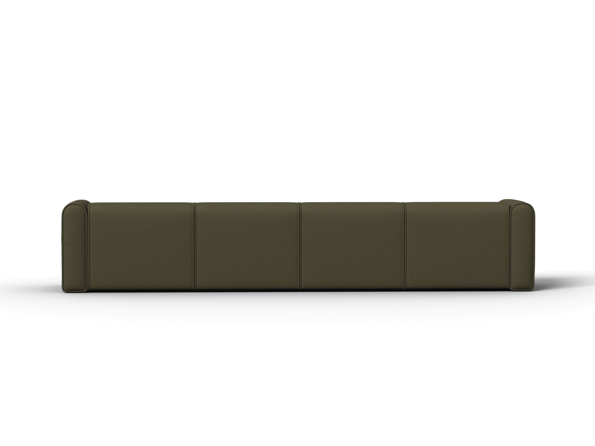 Bangalow Modular Sofa - 4 Sections / Green Wattle / Extra Wide