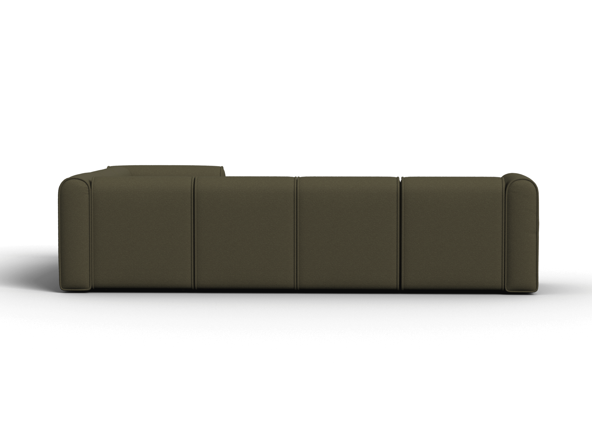 Bangalow Modular Sofa - Corner - 6 Sections / Green Wattle / Regular