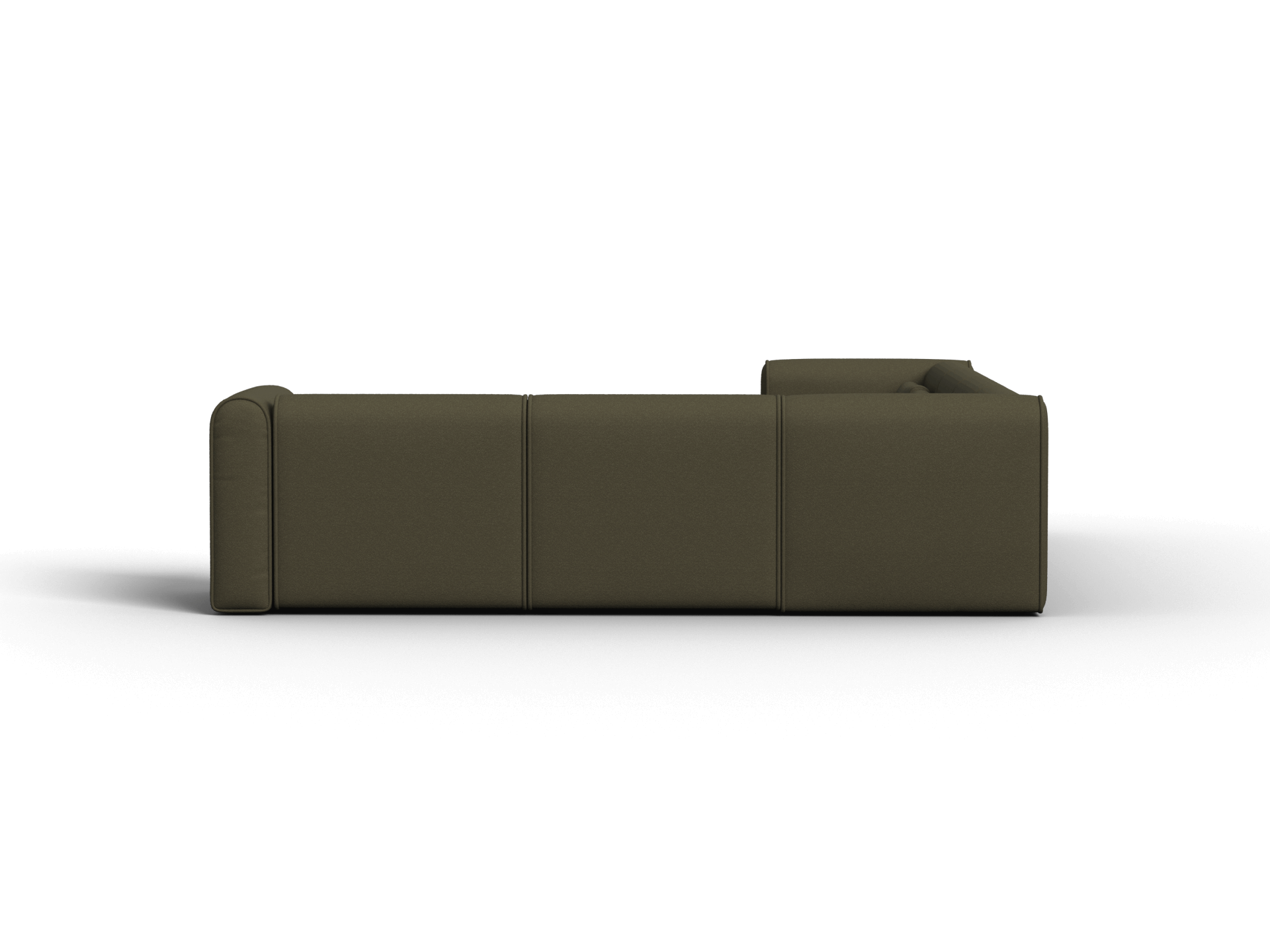 Bangalow Modular Sofa - Corner - 6 Sections / Green Wattle / Extra Wide