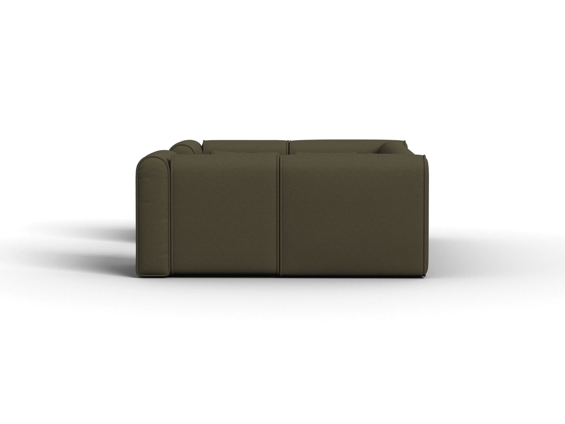 Bangalow Modular Sofa - U Shape - 6 Sections / Green Wattle / Regular