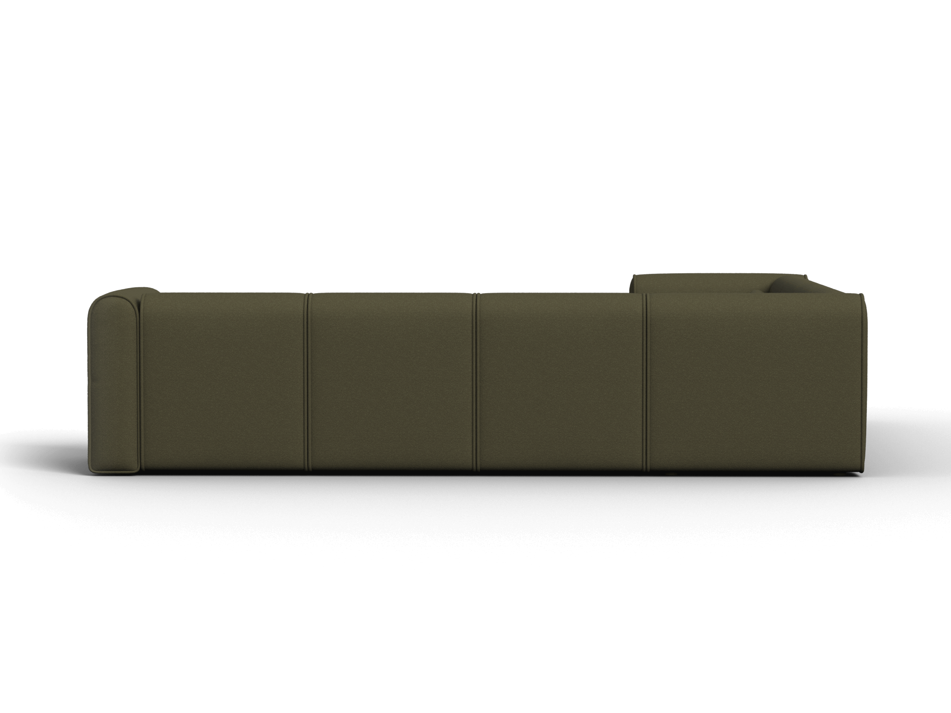 Bangalow Modular Sofa - Corner - 7 Sections / Green Wattle / Regular
