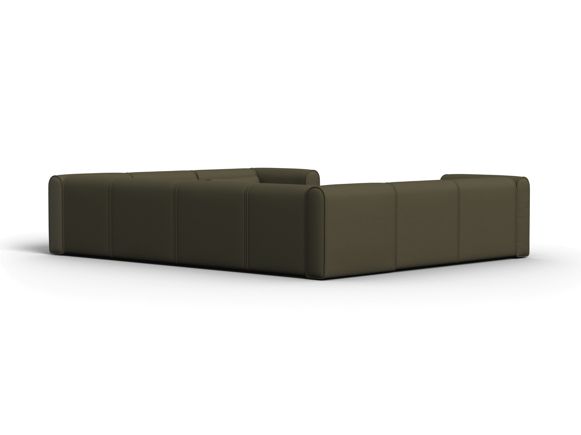 Bangalow Modular Sofa - U Shape - 8 Sections / Green Wattle / Extra Wide