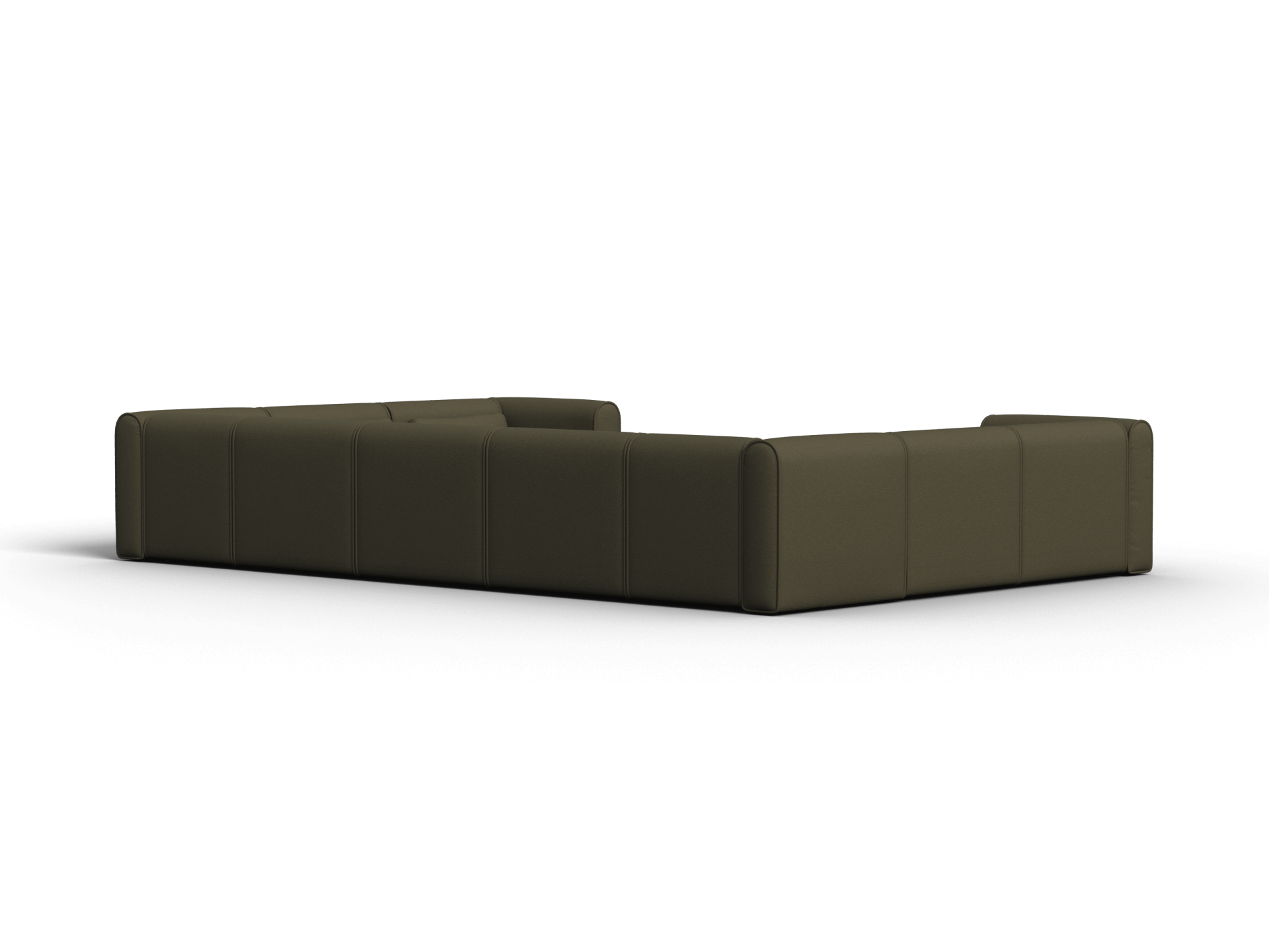 Bangalow Modular Sofa - U Shape - 9 Sections / Green Wattle / Extra Wide
