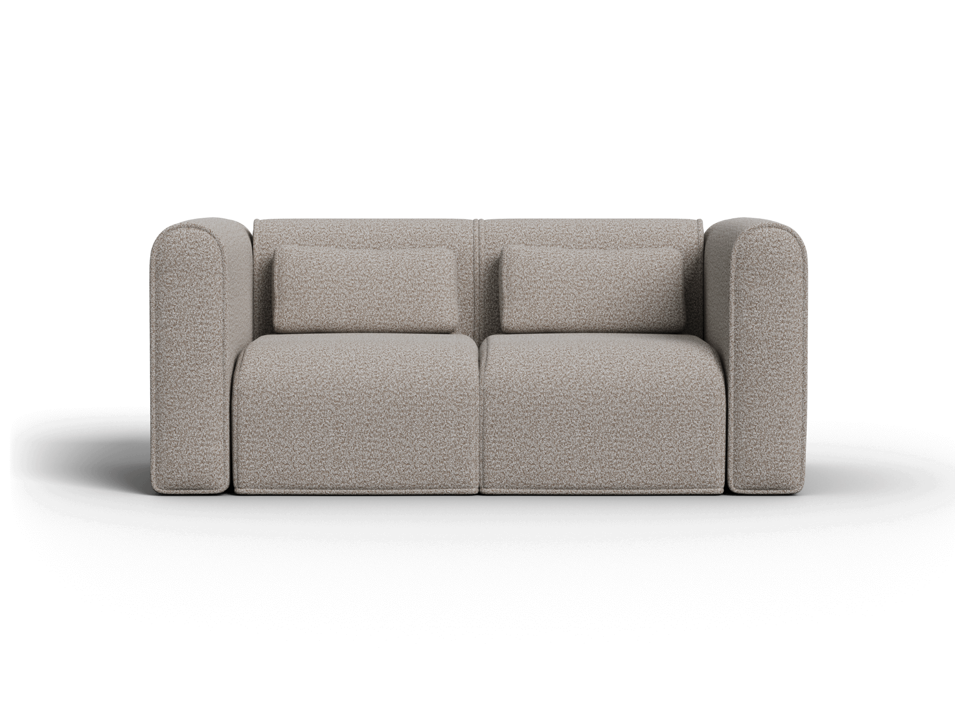 Bangalow Modular Sofa - Sofa / 2 Sections / Limestone (Luxe)