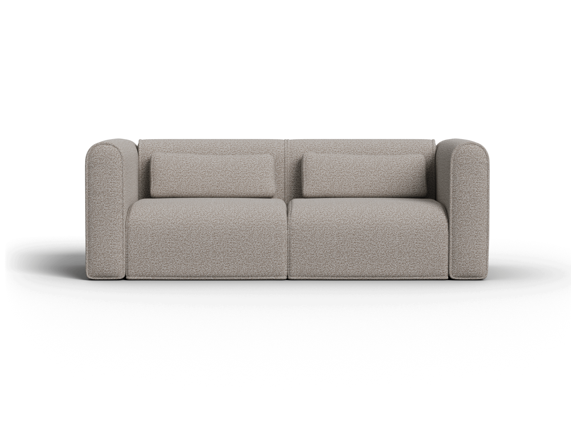 Bangalow Modular Sofa - 2 Sections / Limestone (Luxe) / Extra Wide