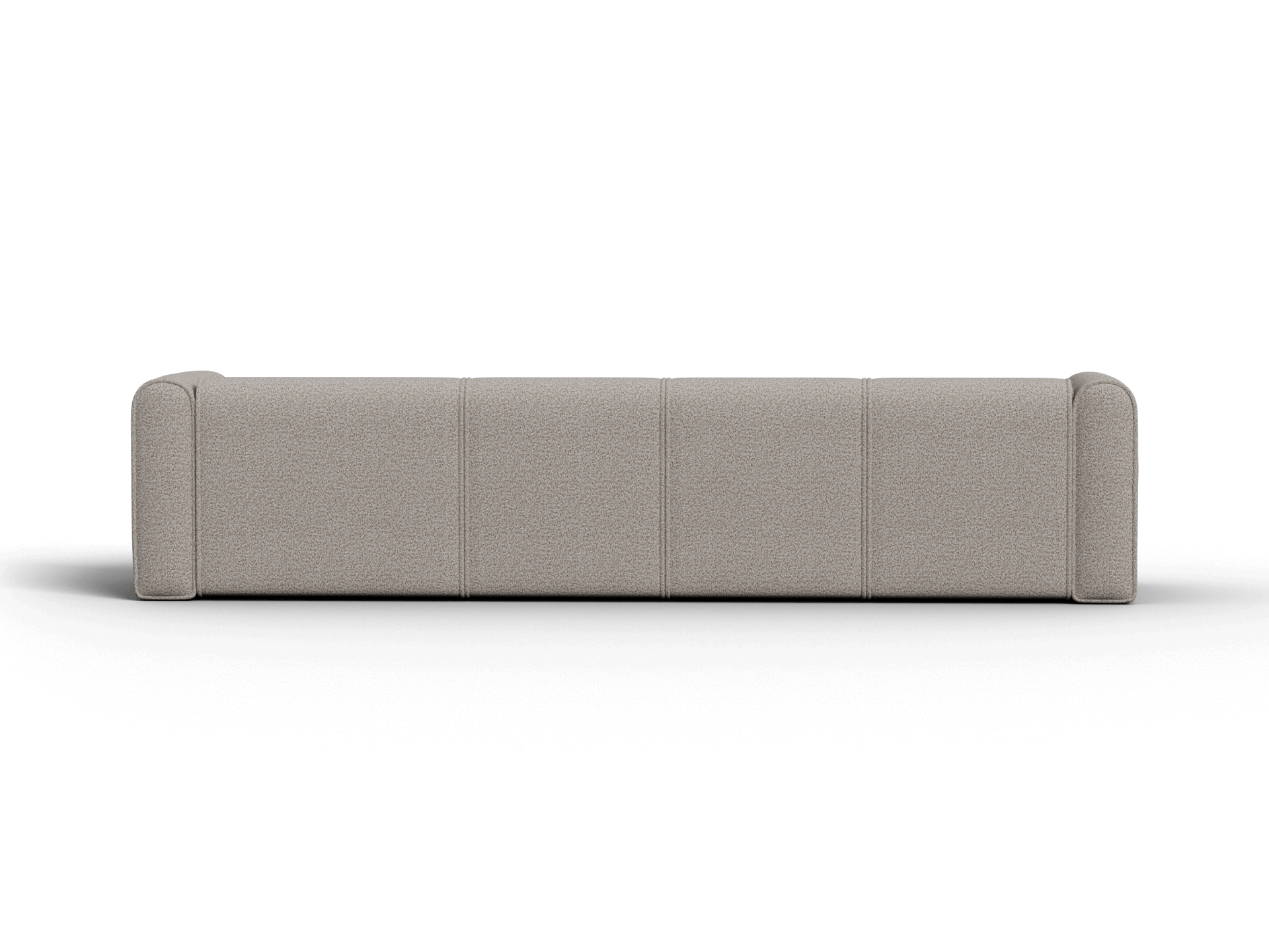 Bangalow Modular Sofa - Chaise - 4 Sections / Limestone (Luxe) / Regular