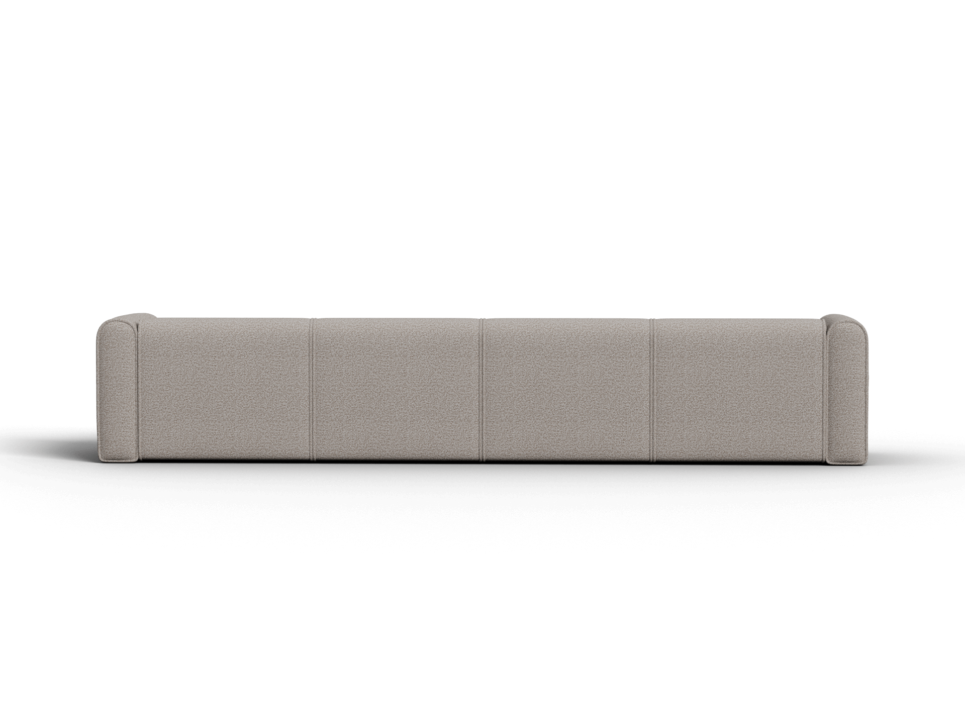 Bangalow Modular Sofa - Chaise - 4 Sections / Limestone (Luxe) / Extra Wide