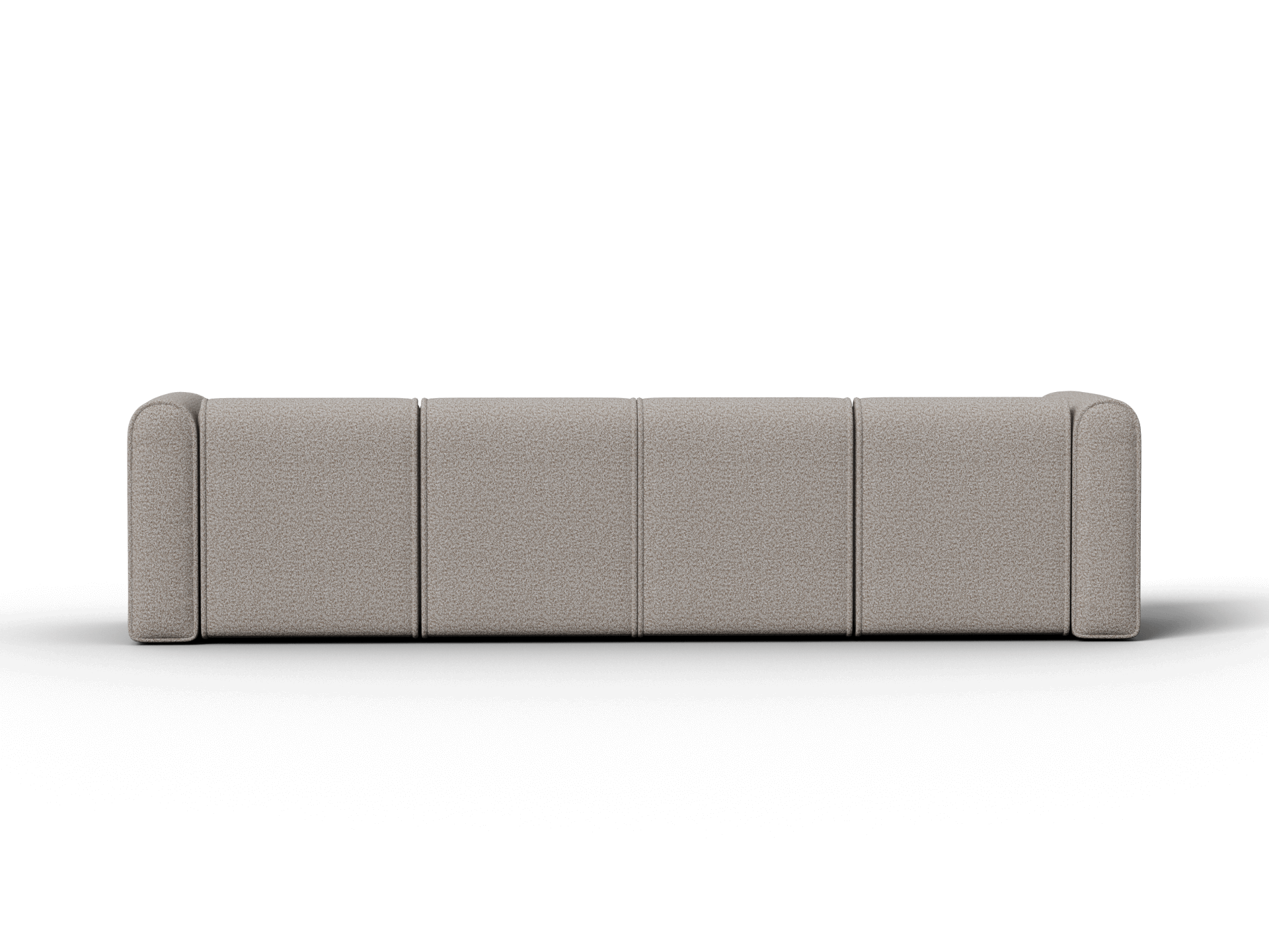 Bangalow Modular Sofa - 4 Sections / Limestone (Luxe) / Regular