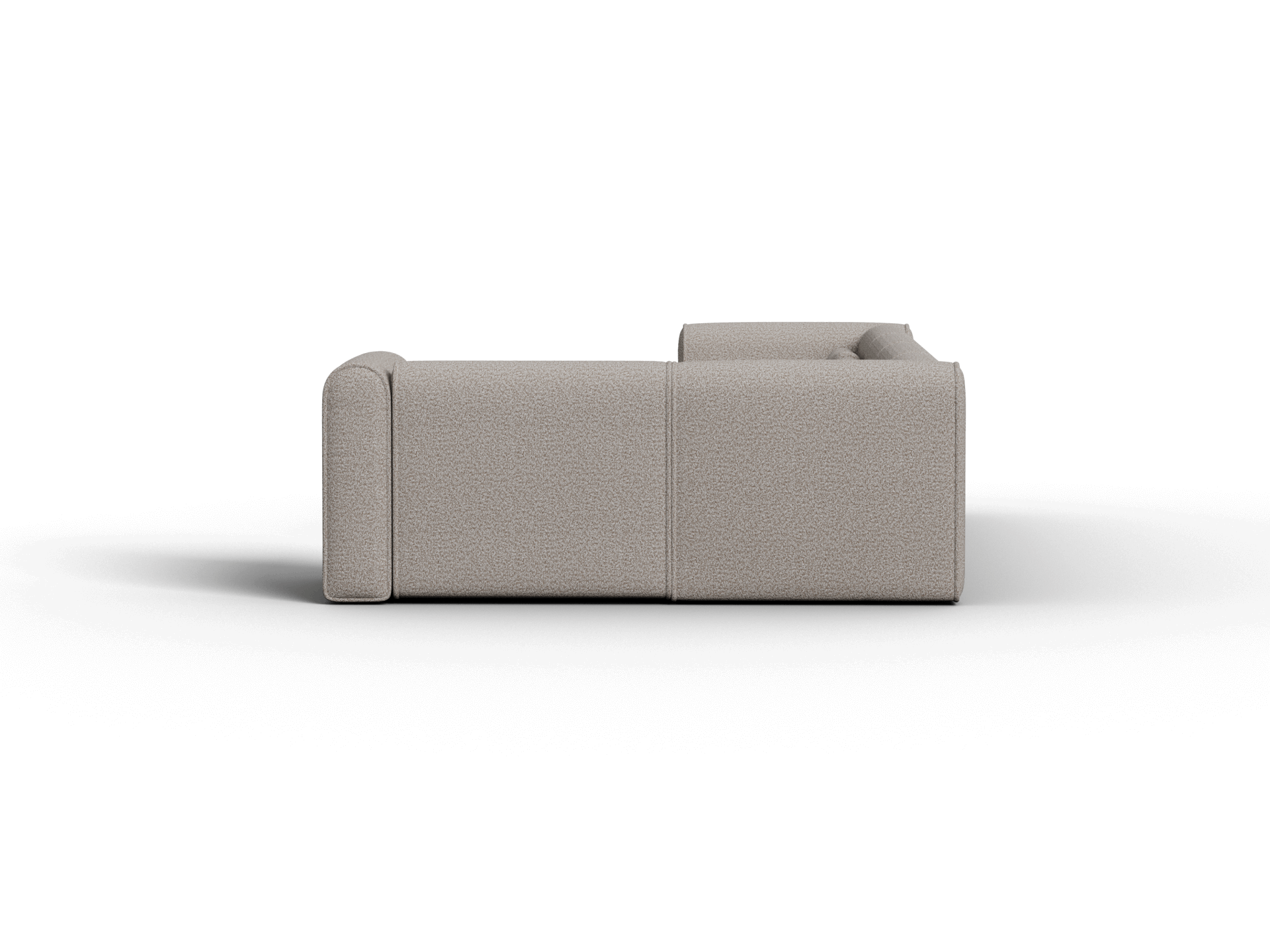 Bangalow Modular Sofa - Corner - 5 Sections with Chaise / Limestone (Luxe) / Extra Wide