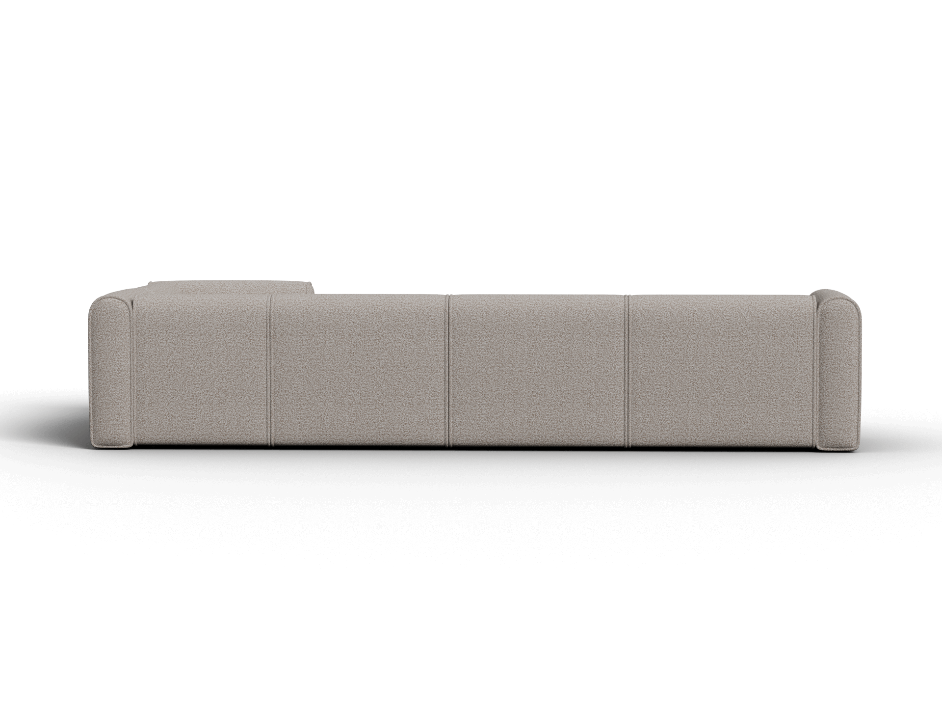 Bangalow Modular Sofa - Corner - 5 Sections with Chaise / Limestone (Luxe) / Extra Wide