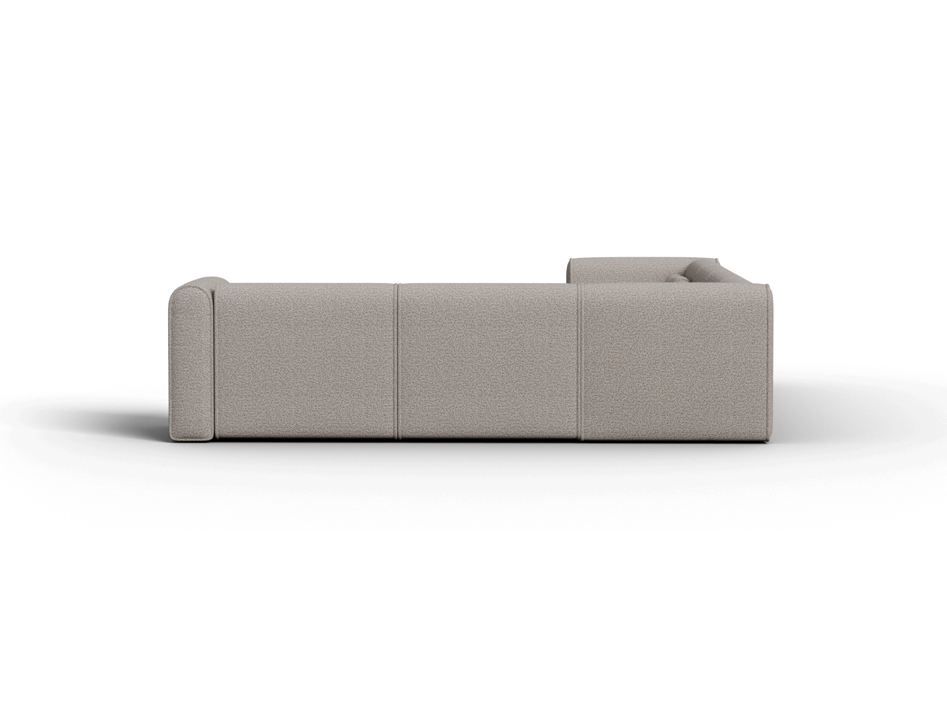 Bangalow Modular Sofa - Corner - 6 Sections with Chaise / Limestone (Luxe) / Extra Wide