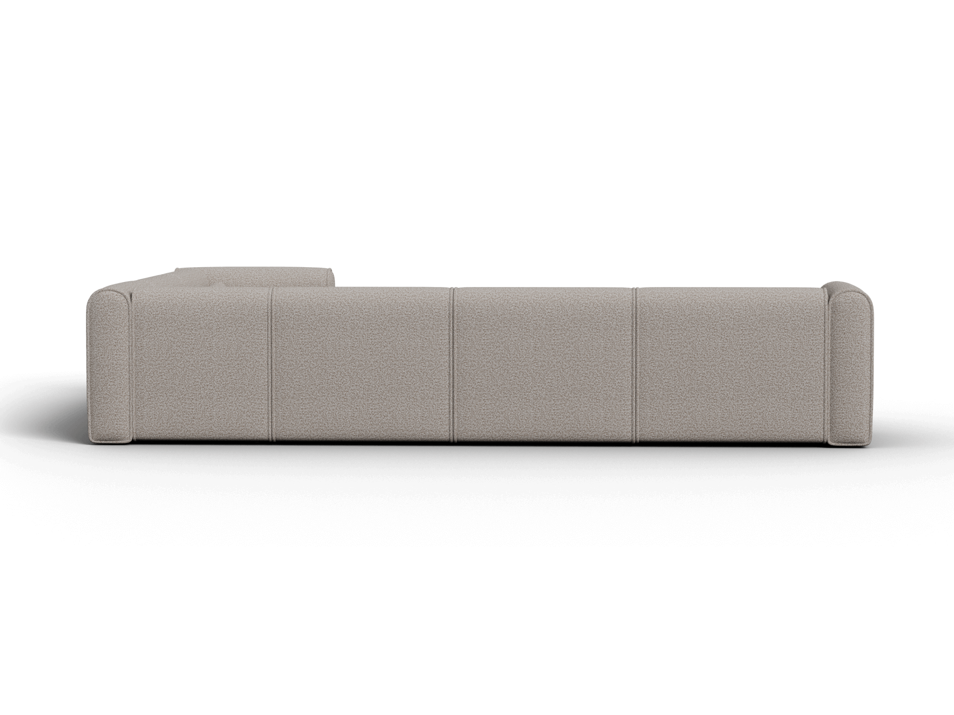 Bangalow Modular Sofa - Corner - 6 Sections with Chaise / Limestone (Luxe) / Extra Wide