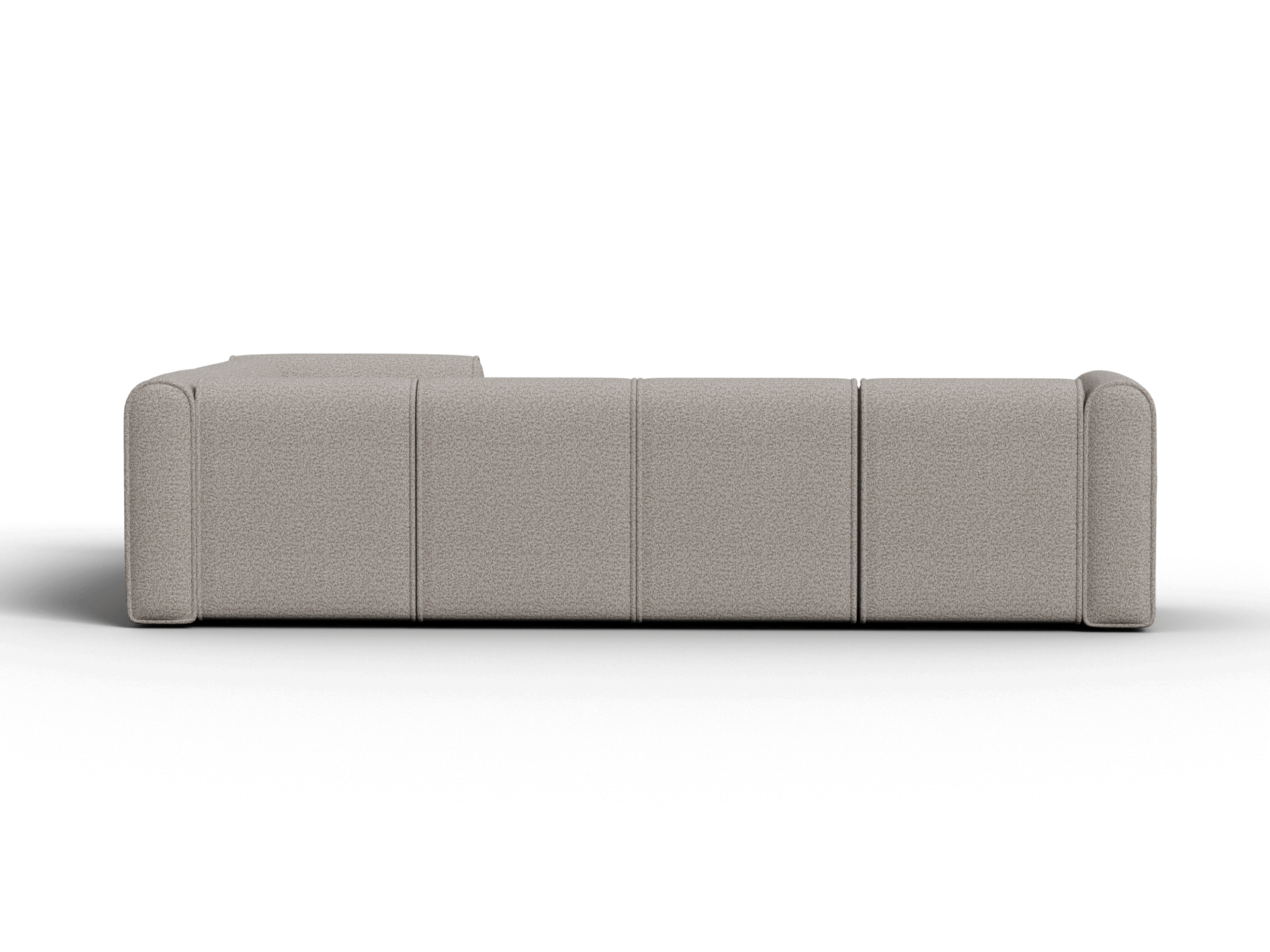 Bangalow Modular Sofa - Corner - 6 Sections / Limestone (Luxe) / Regular