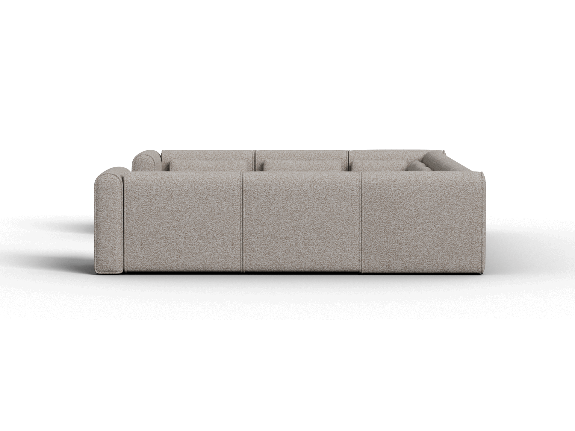 Bangalow Modular Sofa - U Shape - 9 Sections / Limestone (Luxe) / Extra Wide