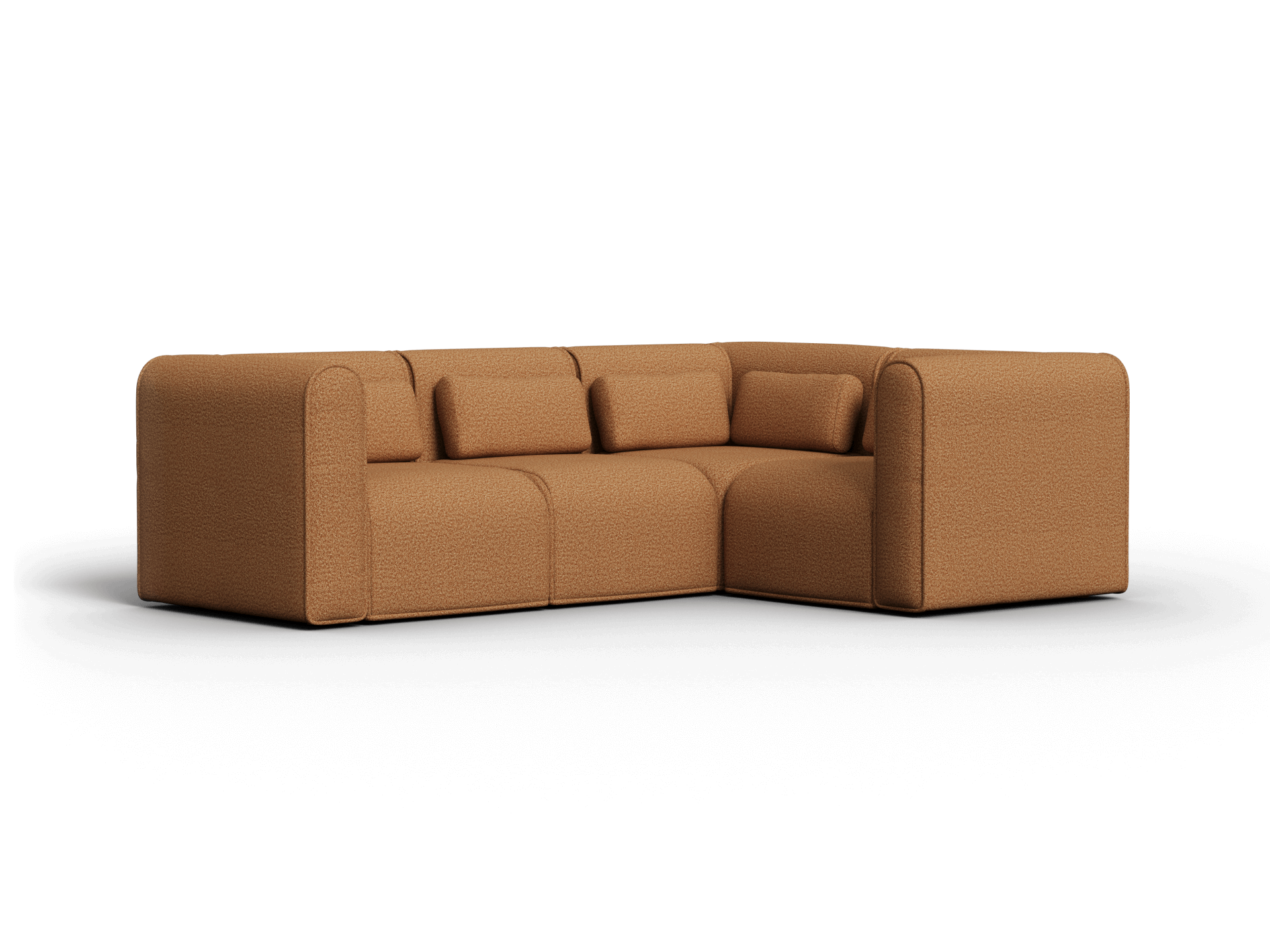 Bangalow Modular Sofa - Corner - 4 Sections / Sand Dune (Luxe) / Regular