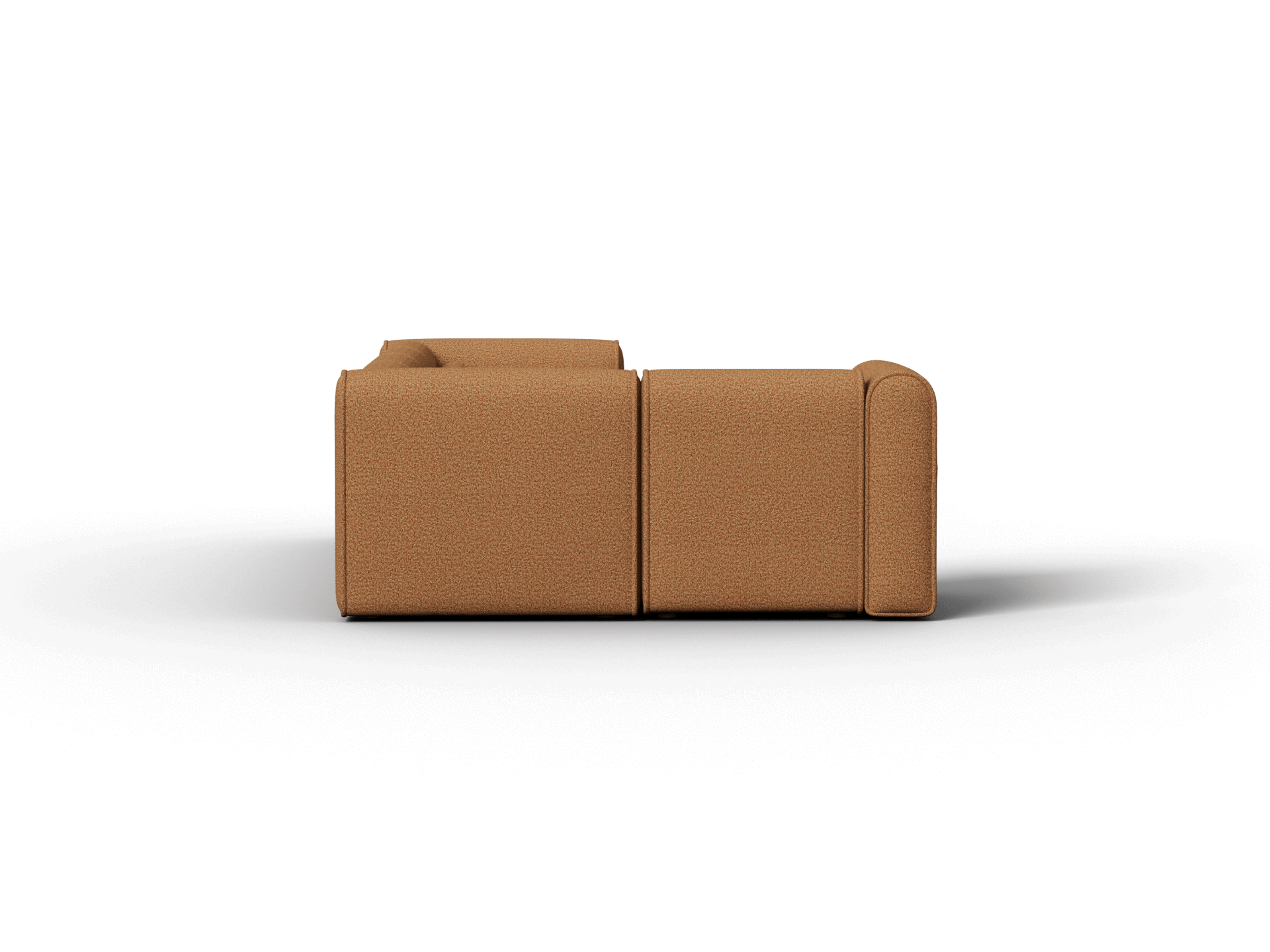Bangalow Modular Sofa - Corner - 5 Sections with Chaise / Sand Dune (Luxe) / Regular
