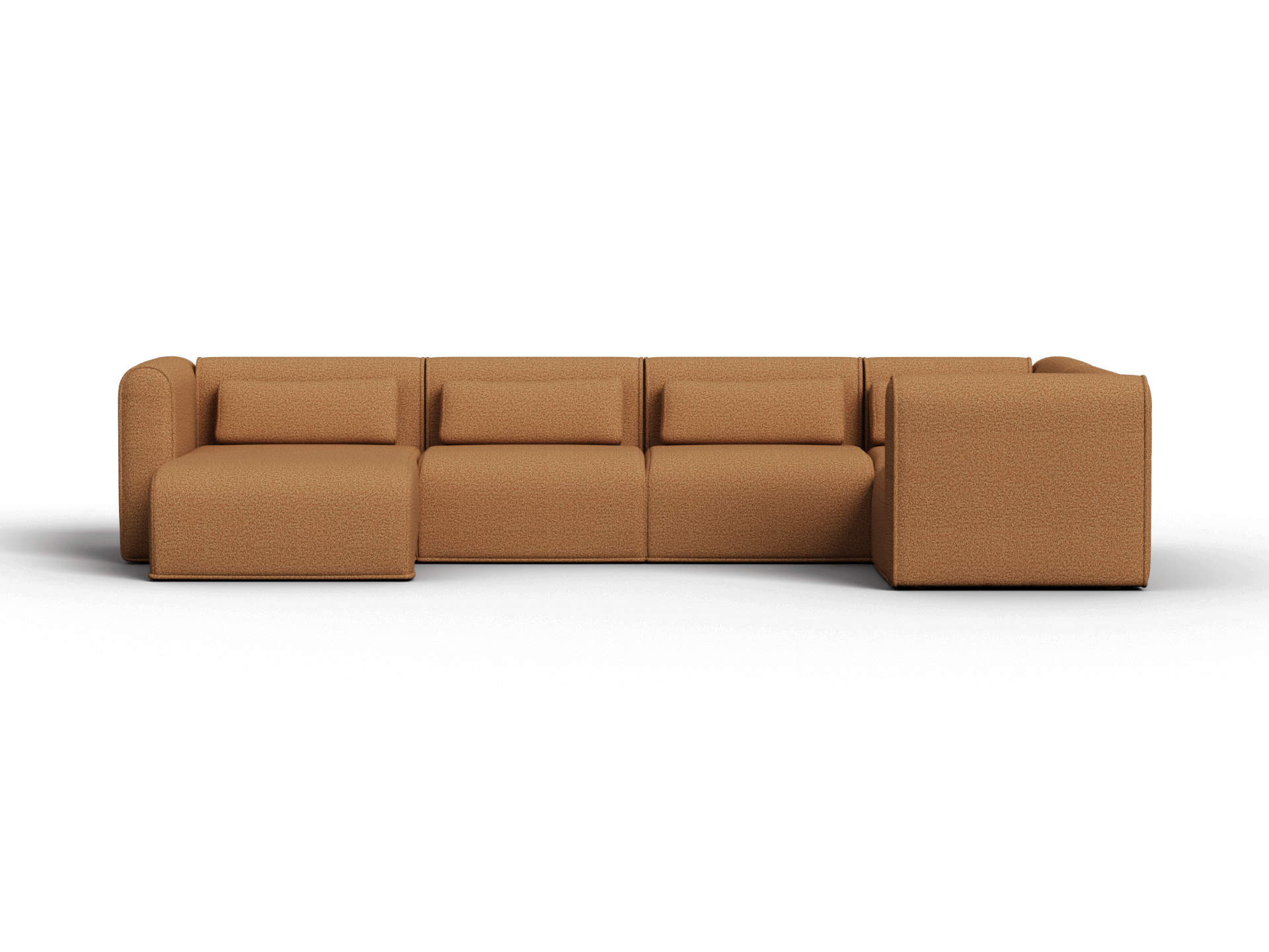 Bangalow Modular Sofa - Corner - 5 Sections with Chaise / Sand Dune (Luxe) / Extra Wide