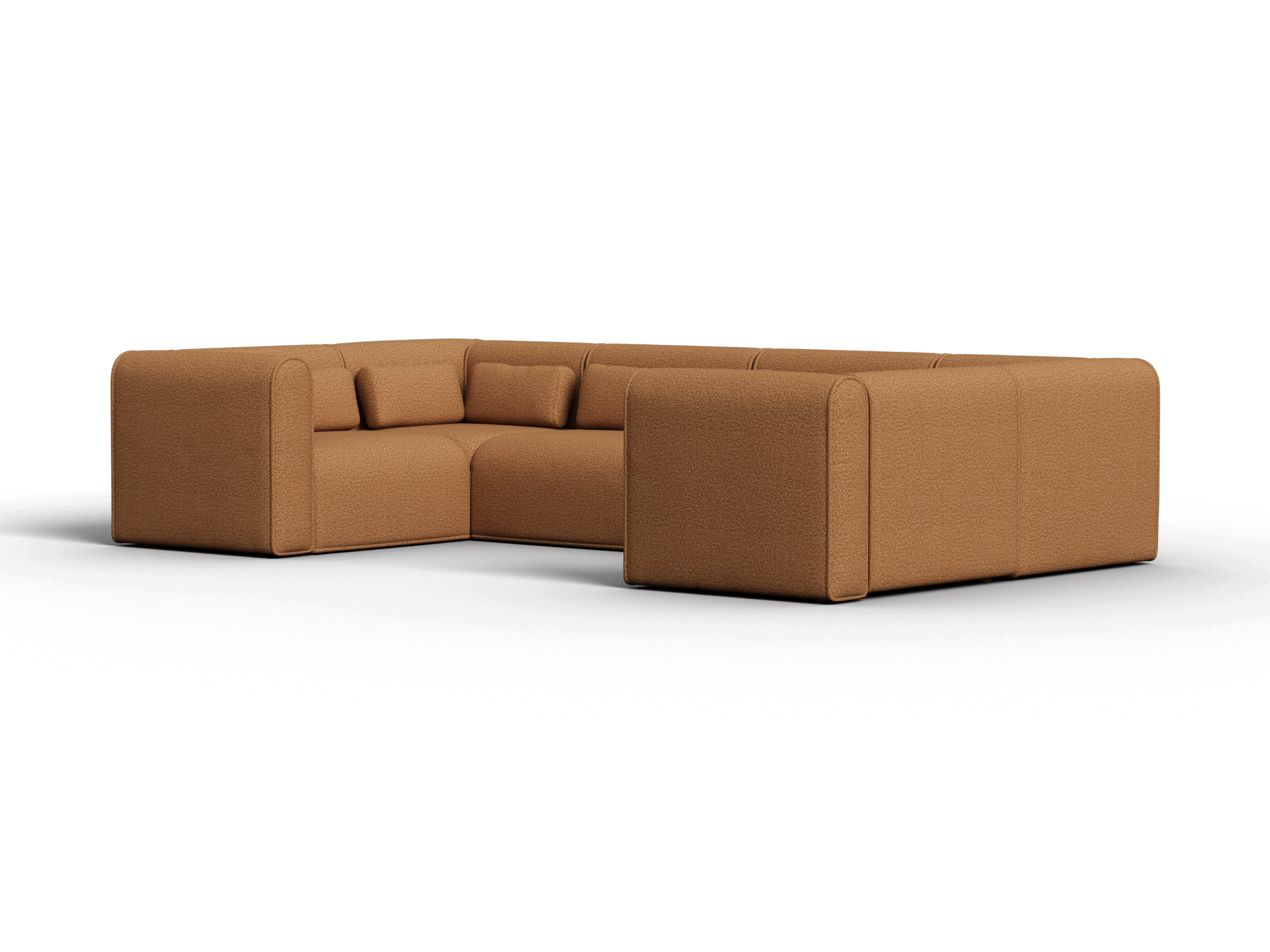 Bangalow Modular Sofa - U Shape - 6 Sections / Sand Dune (Luxe) / Extra Wide