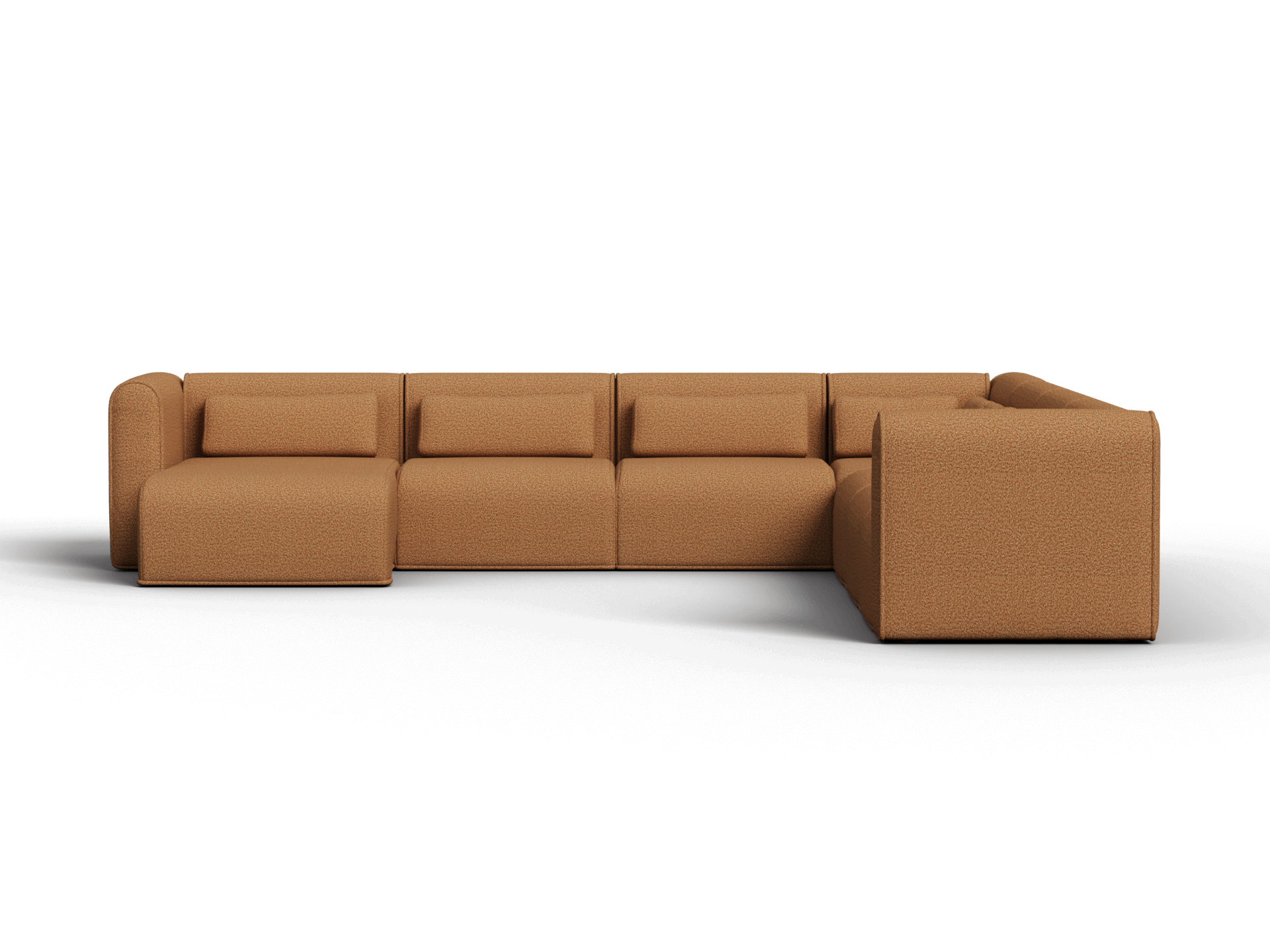 Bangalow Modular Sofa - Corner - 7 Sections with Chaise / Sand Dune (Luxe) / Extra Wide
