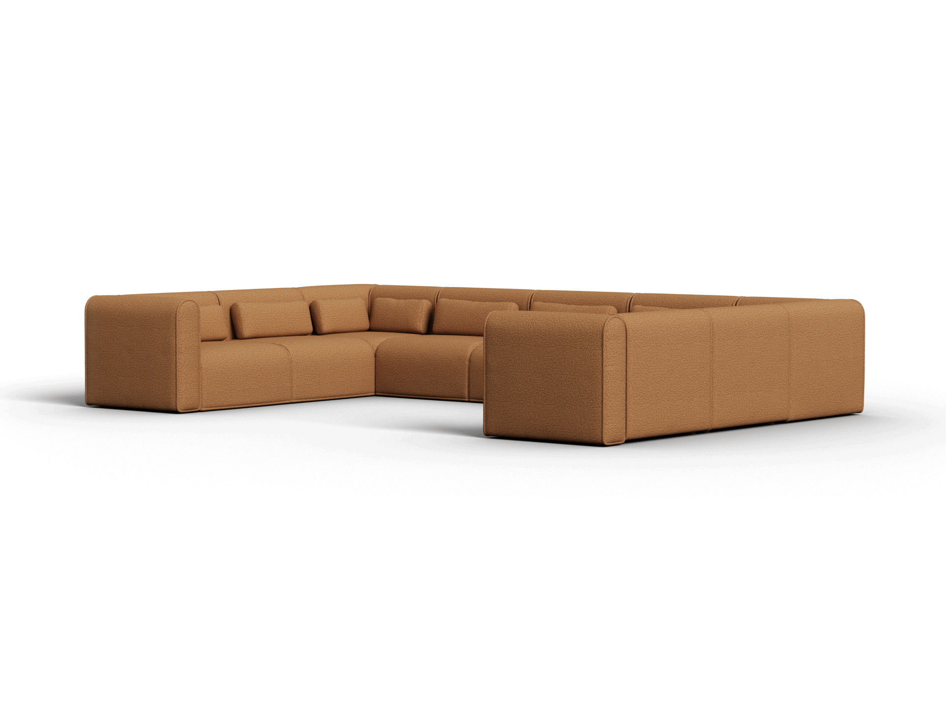 Bangalow Modular Sofa - U Shape - 9 Sections / Sand Dune (Luxe) / Extra Wide