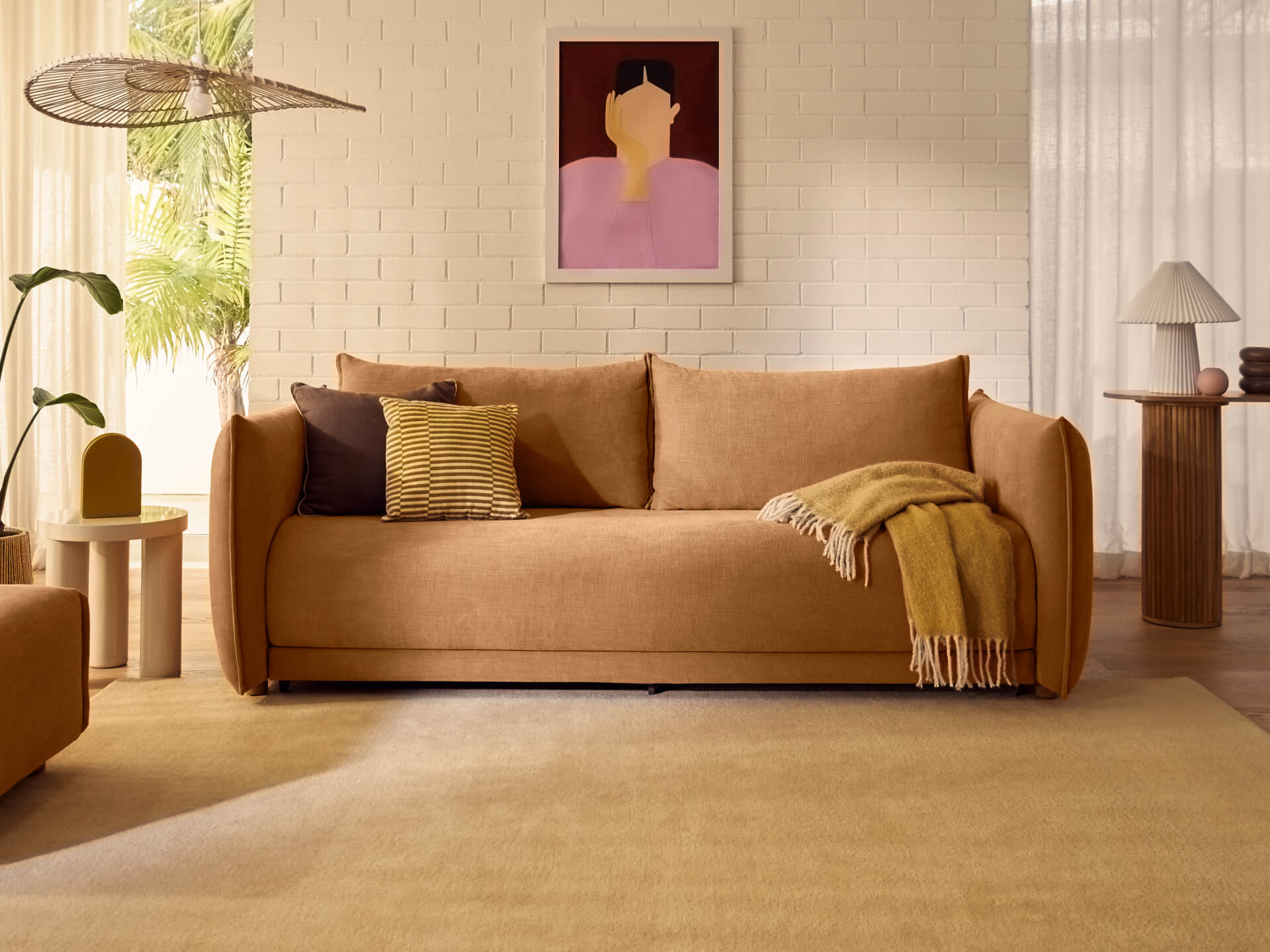 Byron Sofa Bed Covers [3rd Gen] - 92" Queen / Bronzed Aussie