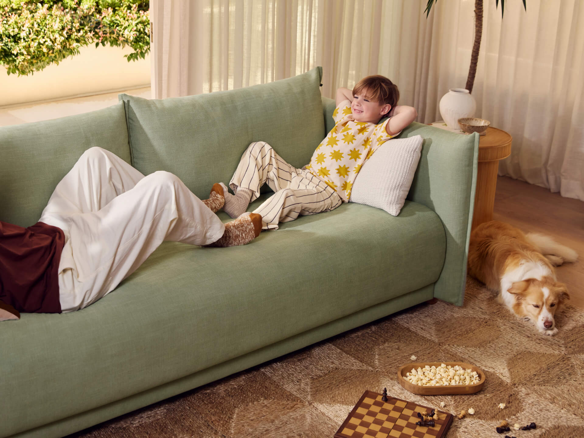 Byron Sofa Bed [3rd Gen] - 92" Queen / Cool Cactus