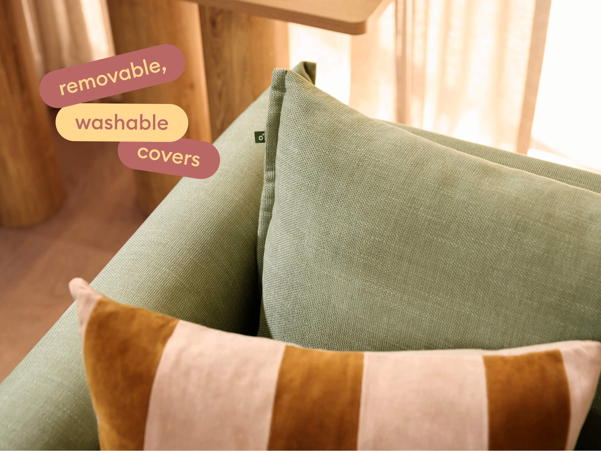 Byron Sofa Bed [3rd Gen] - 92" Queen / Cool Cactus