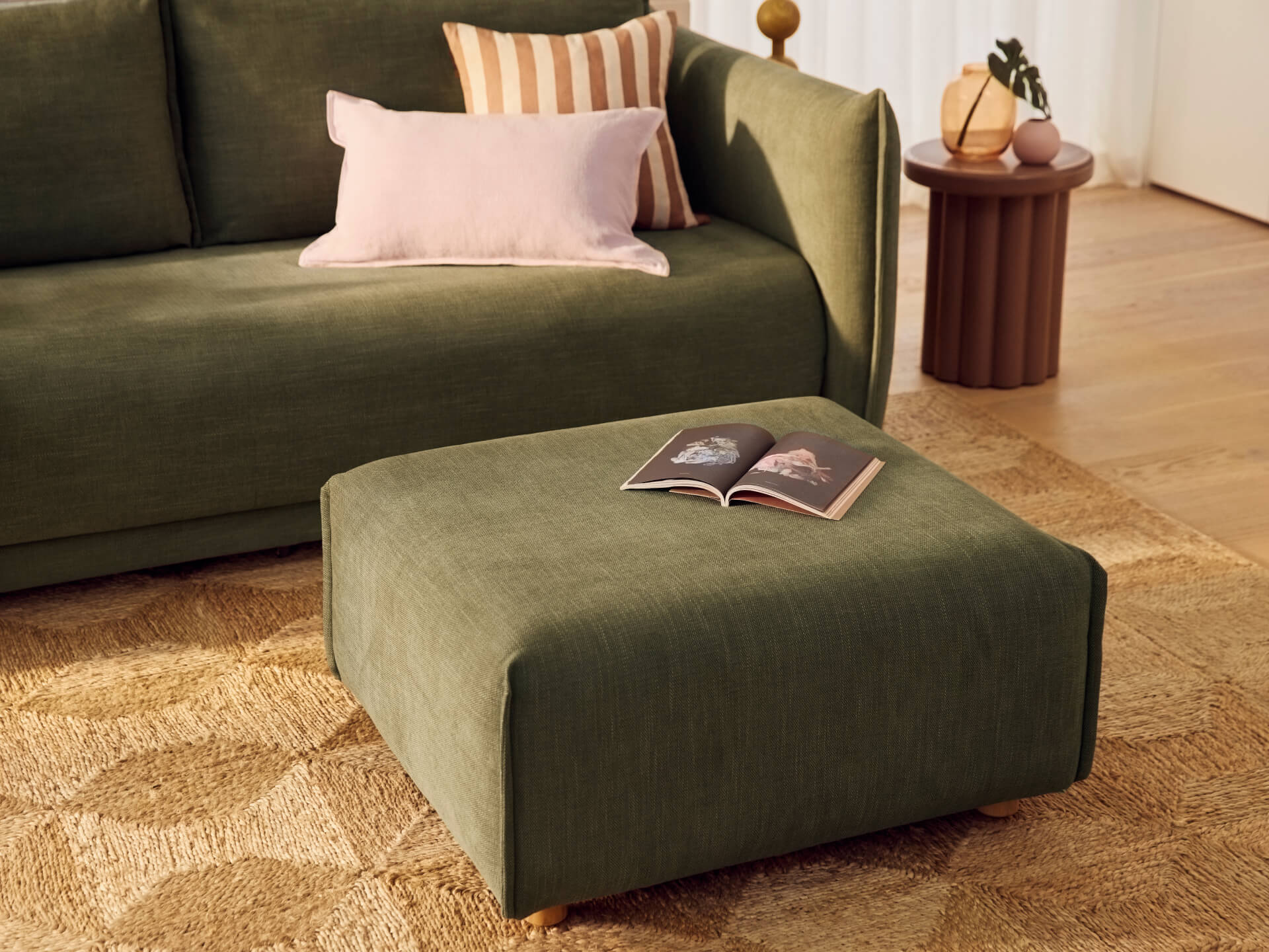 Byron Sofa Bed Ottoman [3rd Gen] - Forest Walk