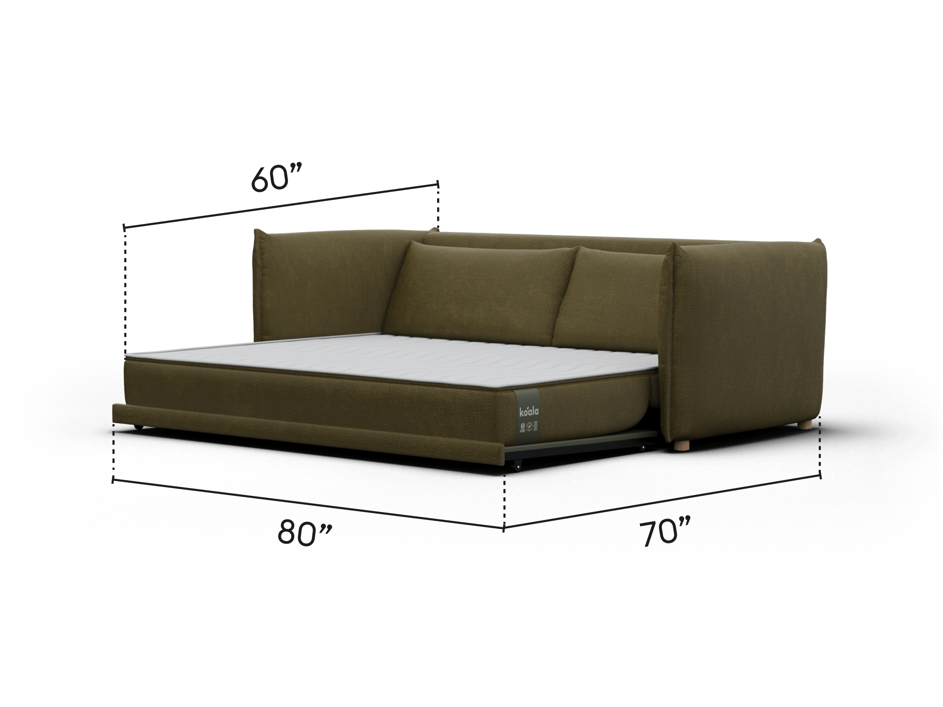Byron Sofa Bed [3rd Gen] - 92" Queen / Forest Walk