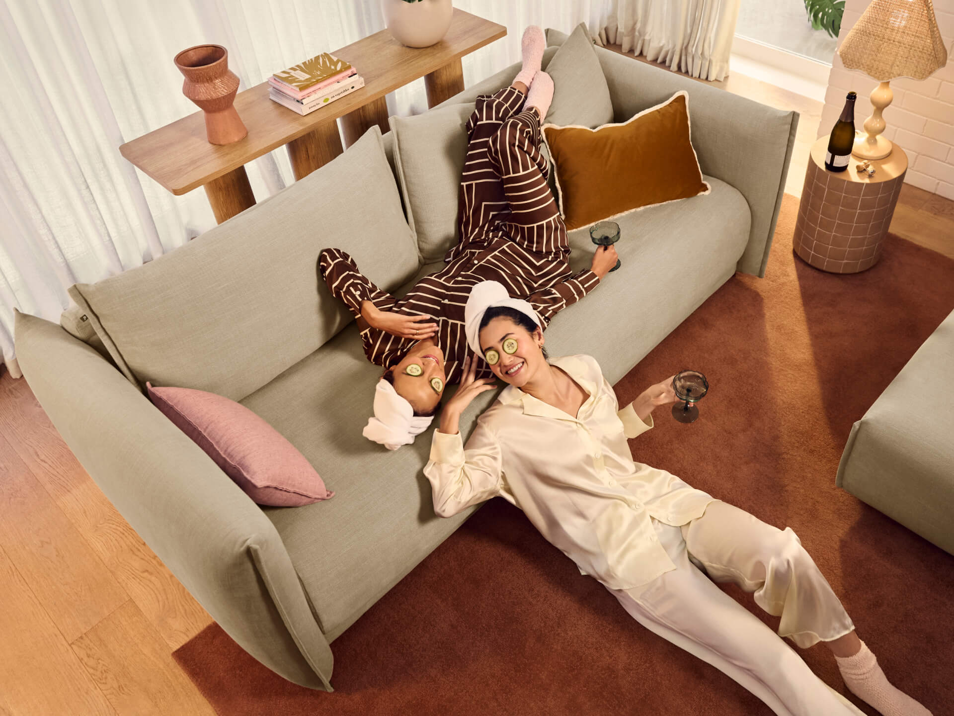 Byron Sofa Bed [3rd Gen] - 92" Queen / Lunar Glow