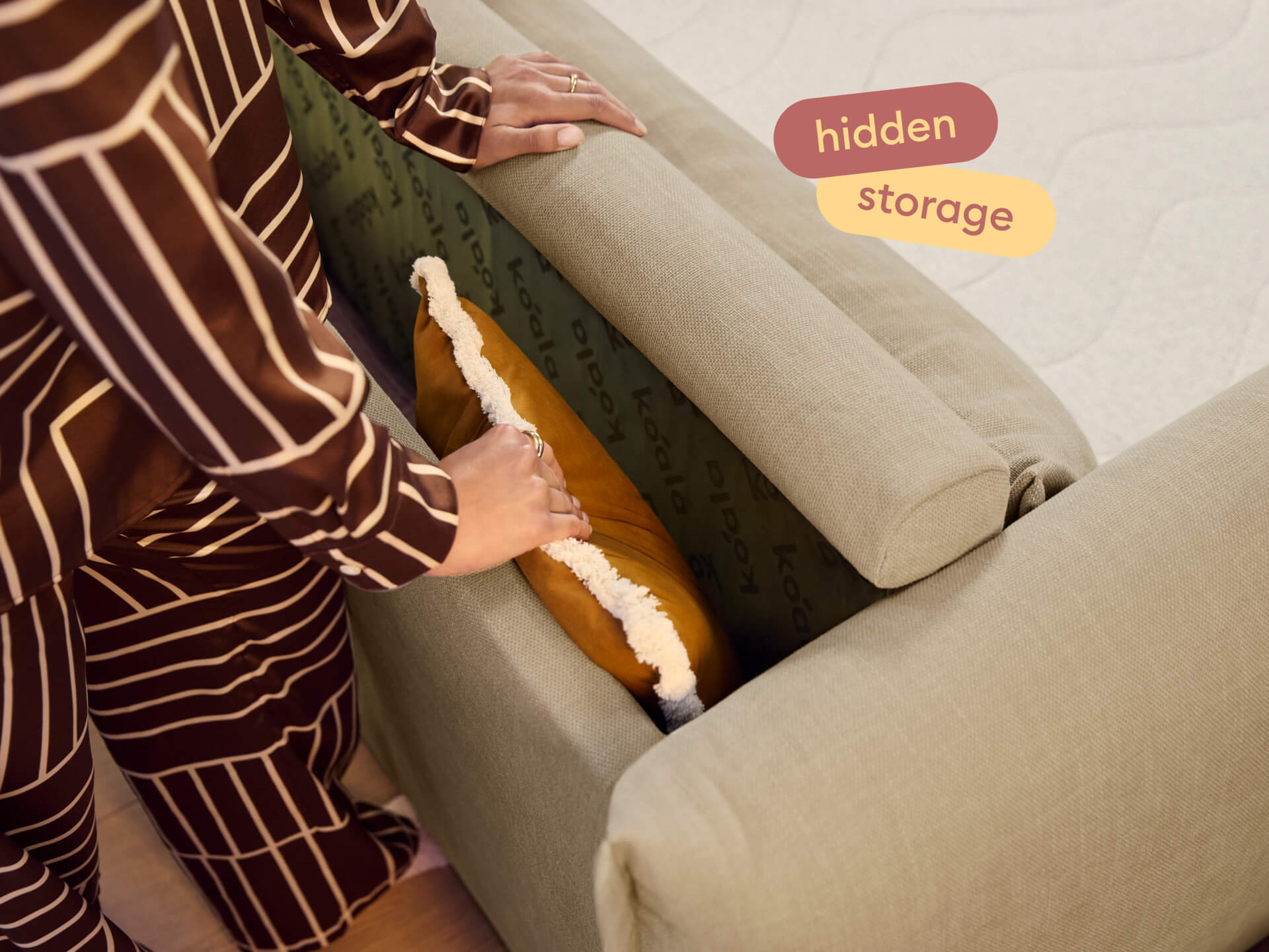 Byron Sofa Bed [3rd Gen] - 92" Queen / Lunar Glow