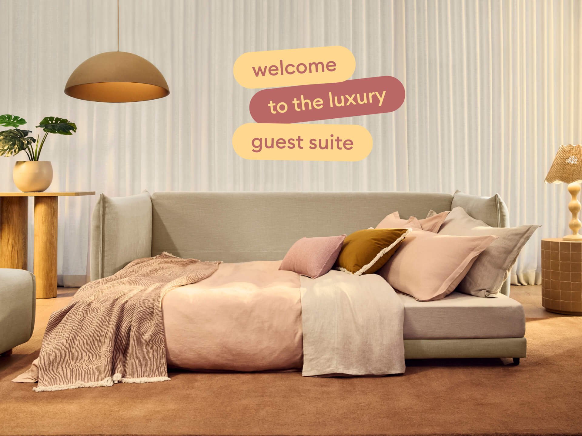 Byron Sofa Bed [3rd Gen] - 92" Queen / Lunar Glow