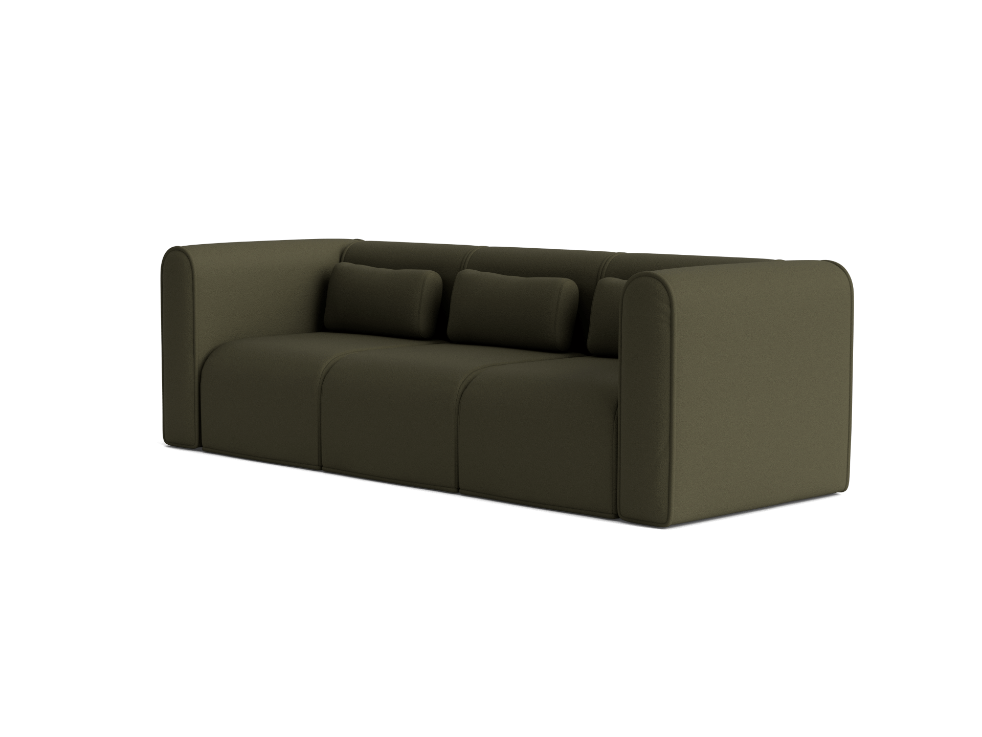 Bangalow Modular Sofa - Sofa / 3.5-Seater / Green Wattle