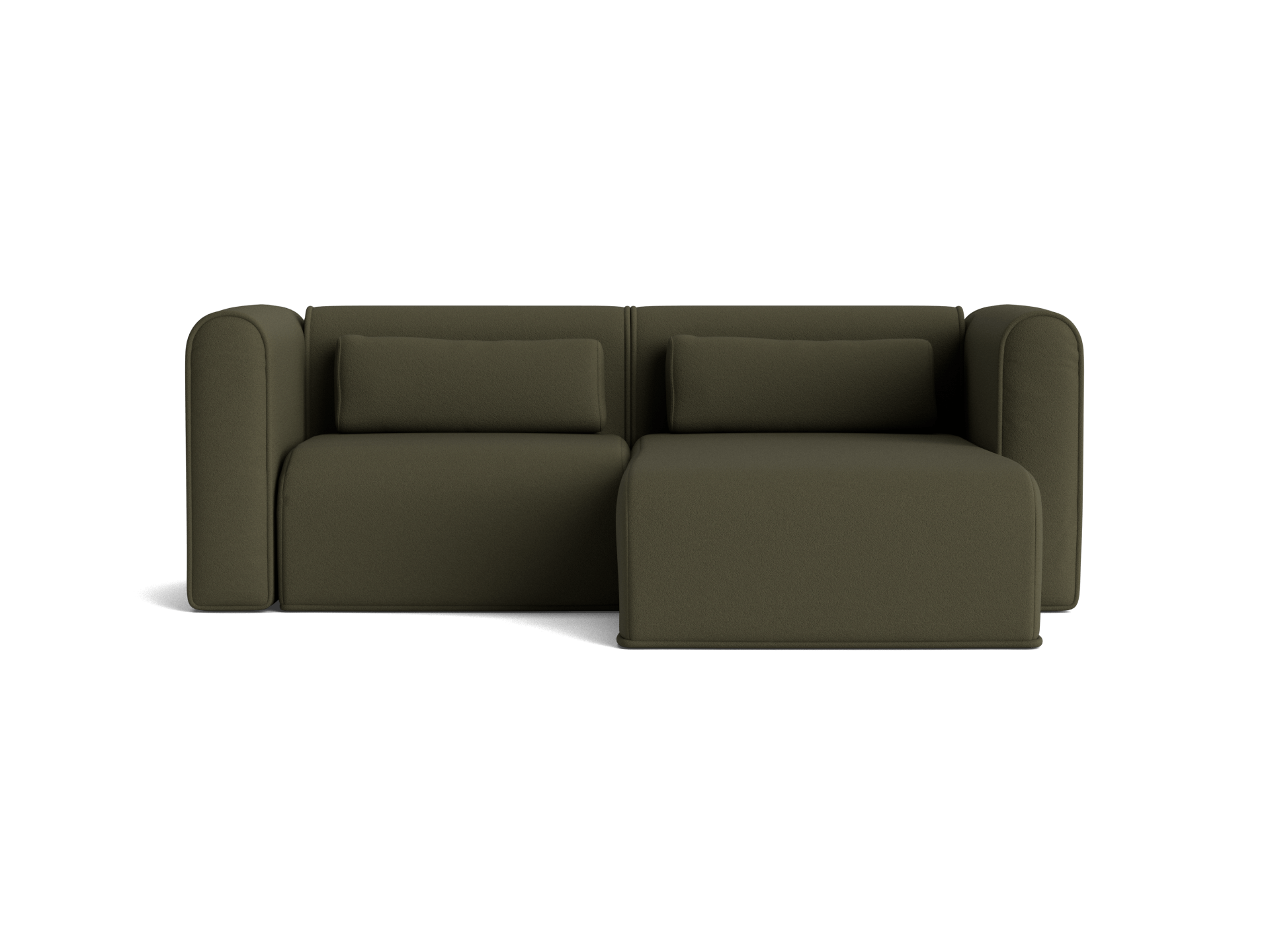 Bangalow Modular Sofa - Chaise / 3-Seater / Green Wattle