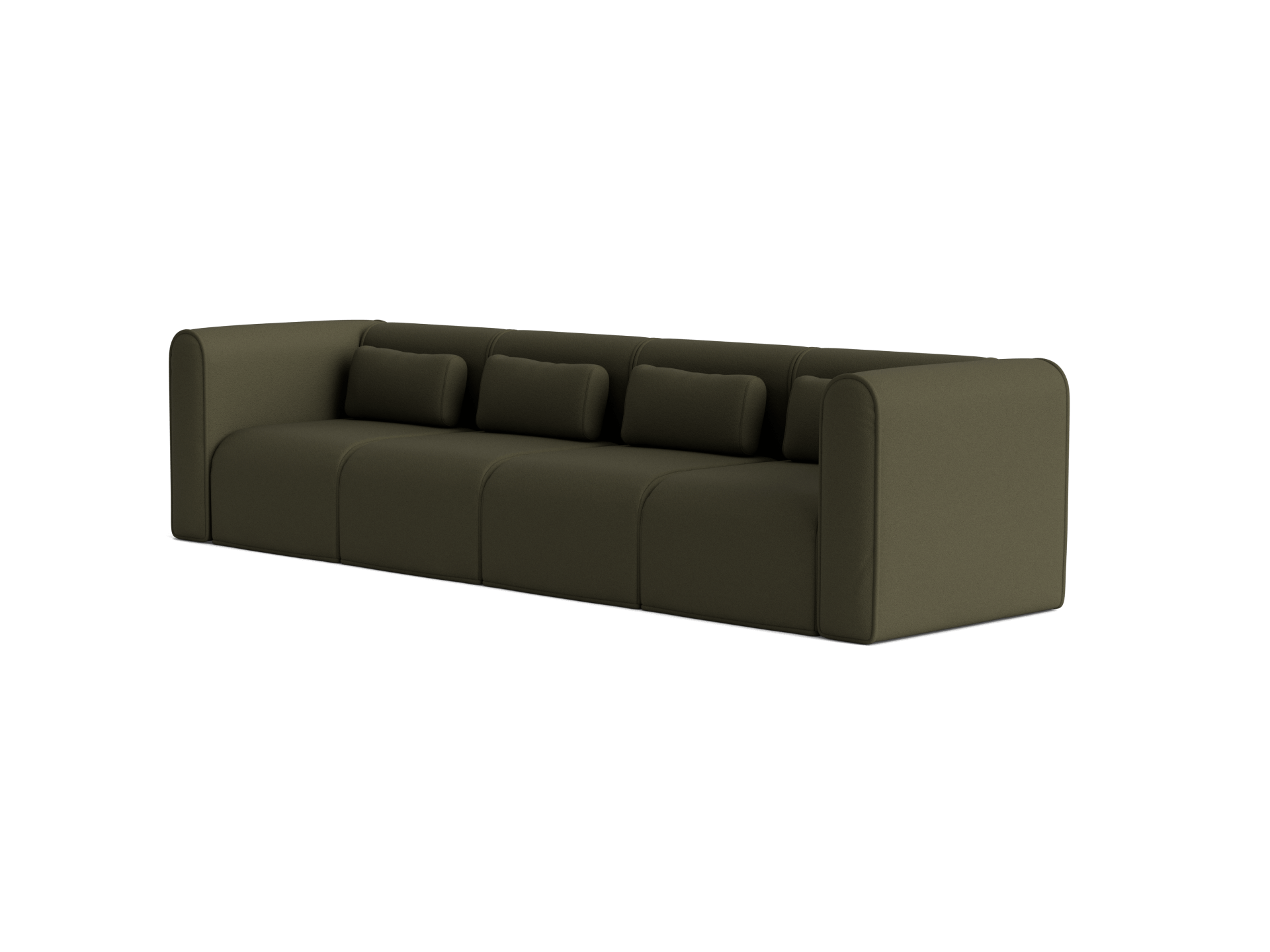 Bangalow Modular Sofa - Sofa / 4.5-Seater / Green Wattle