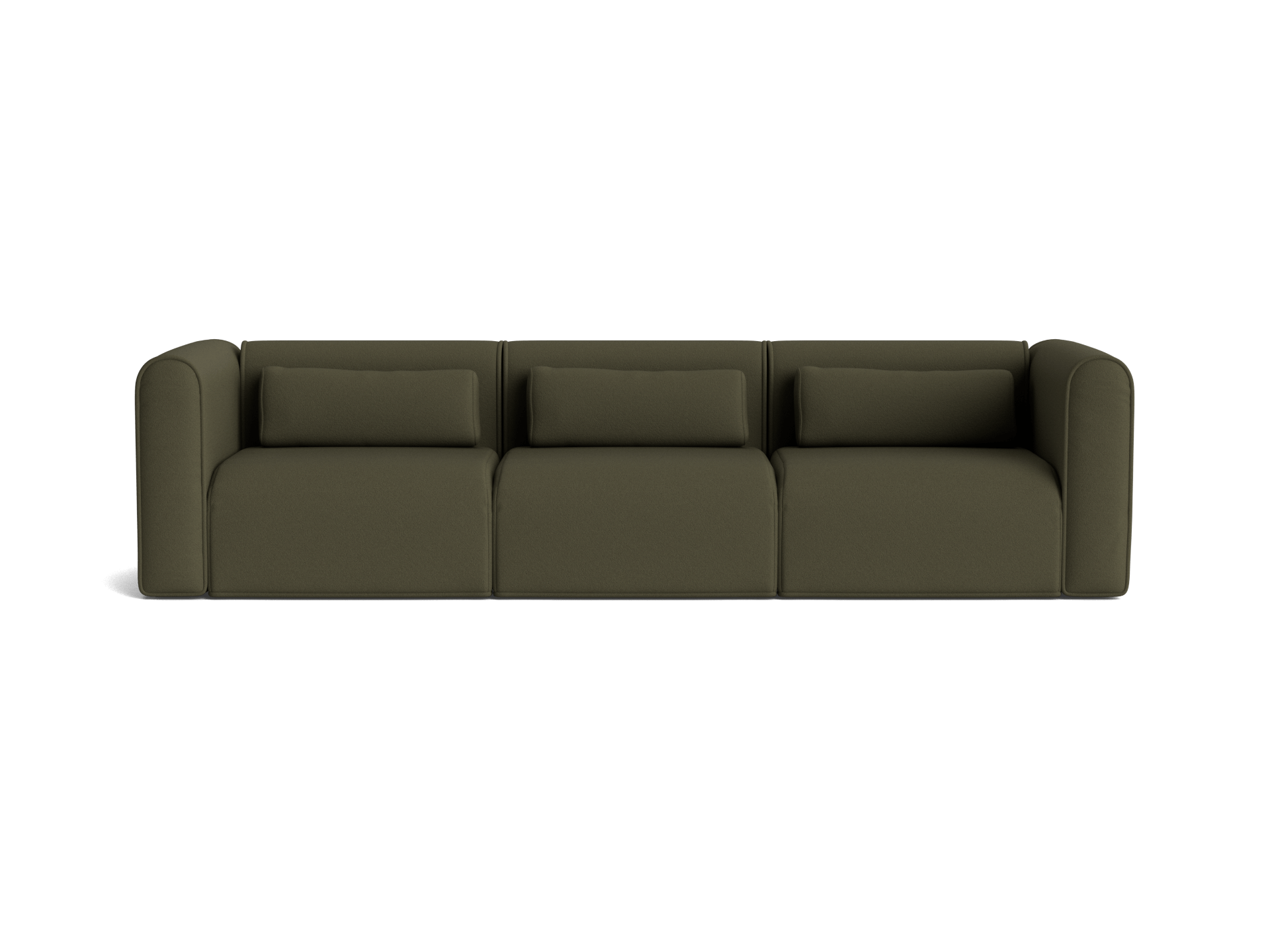 Bangalow Modular Sofa - Sofa / 4-Seater / Green Wattle